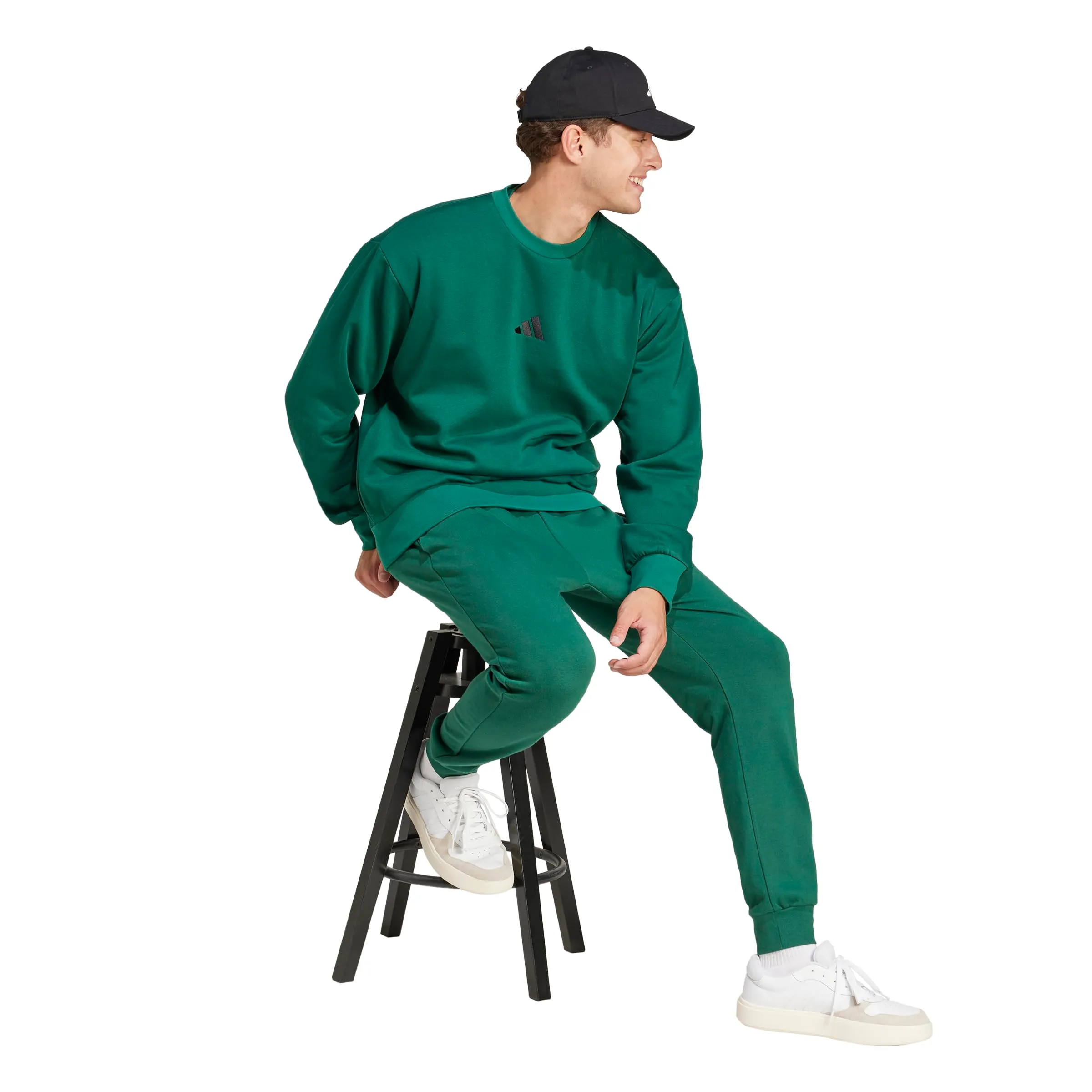 Adidas Pantaloni sportivi da uomo French Terry Essentials, XXS - immagine 2