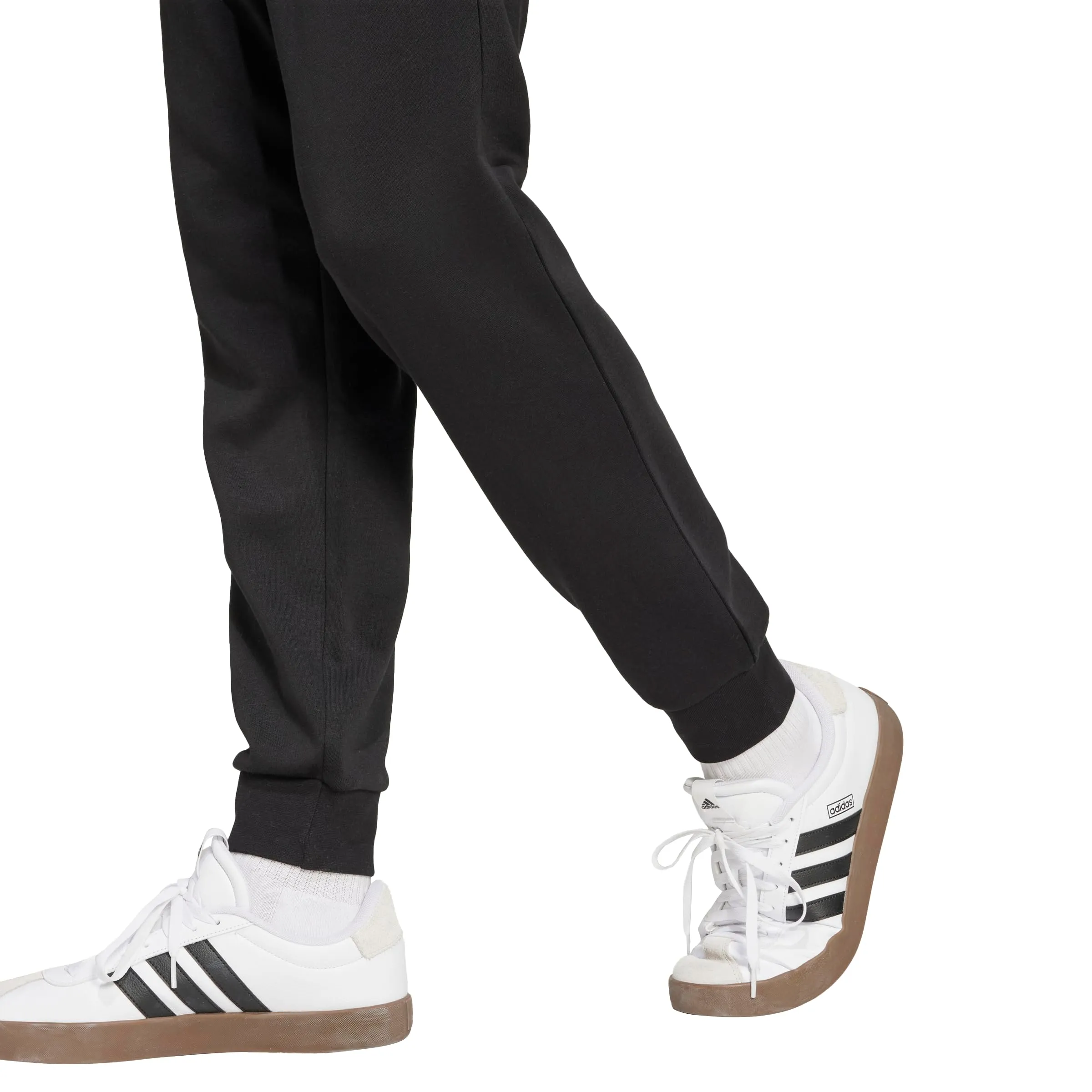 adidas Essentials Feel Cozy Men's Fleece Sportswear, Black/White, L/Tall - immagine 6