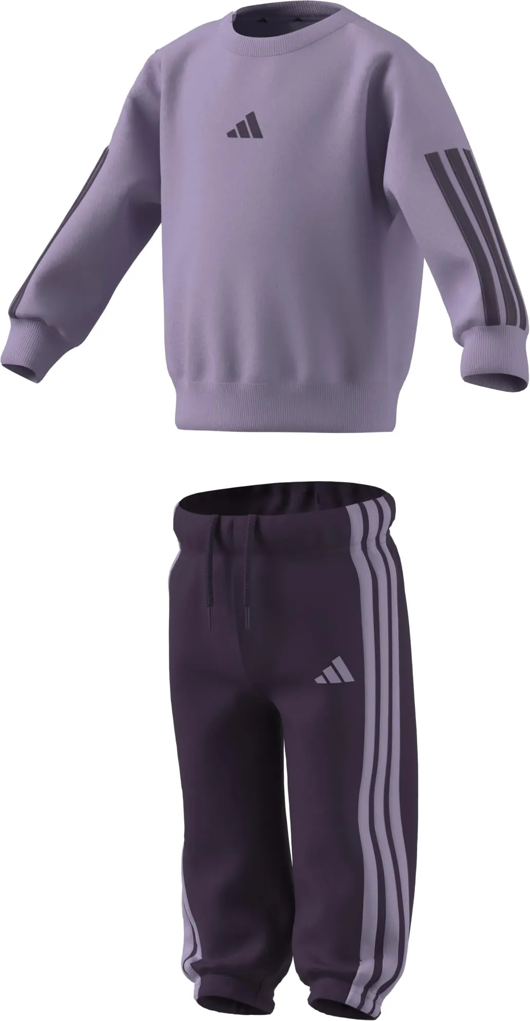 adidas Bimbi 0-24 Essentials Jogger, Powder Plum/Aurora Plum, 2-3 Years - immagine 3