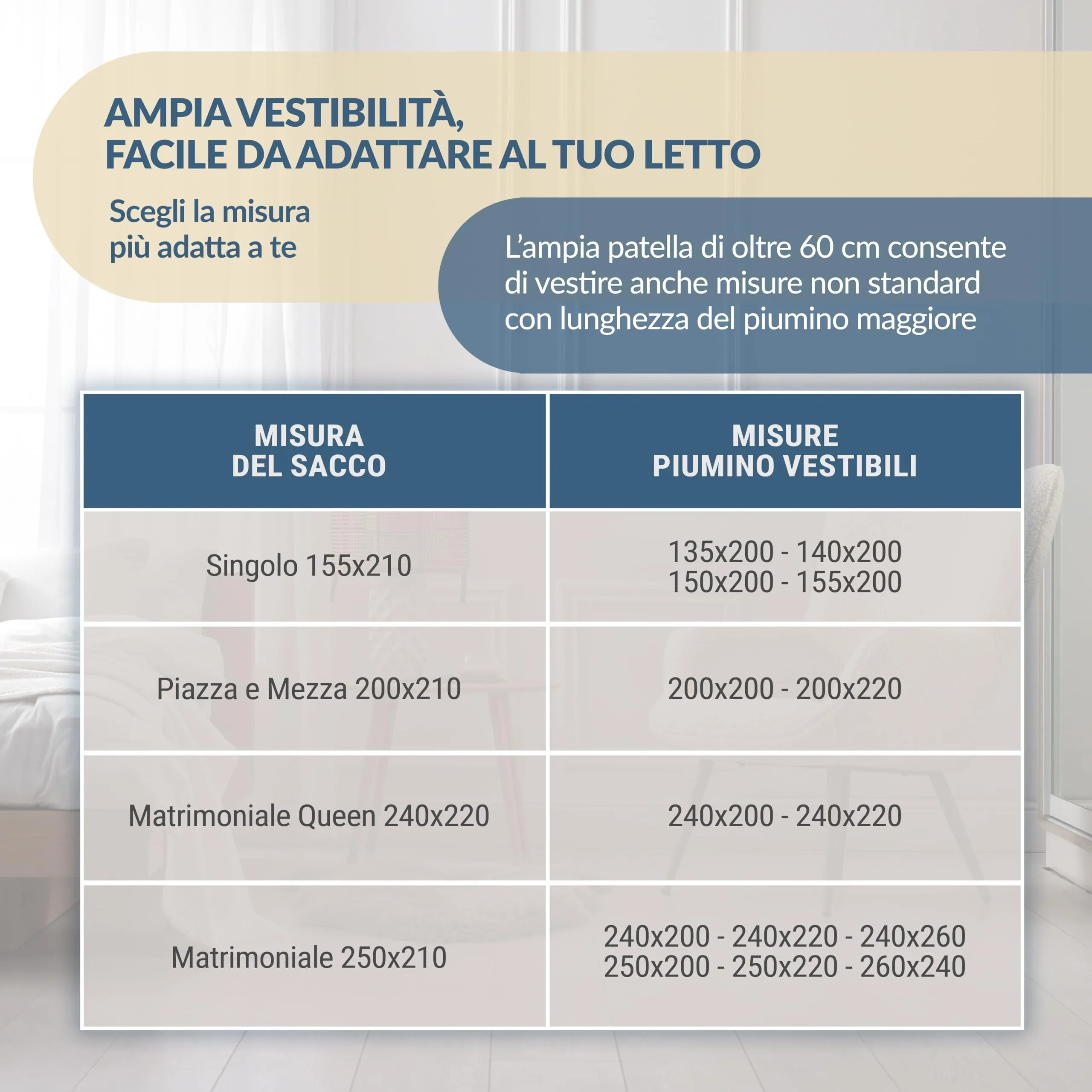 Dorian Home Copripiumino Una Piazza e Mezza in Cotone 200x210 con Federa - immagine 3