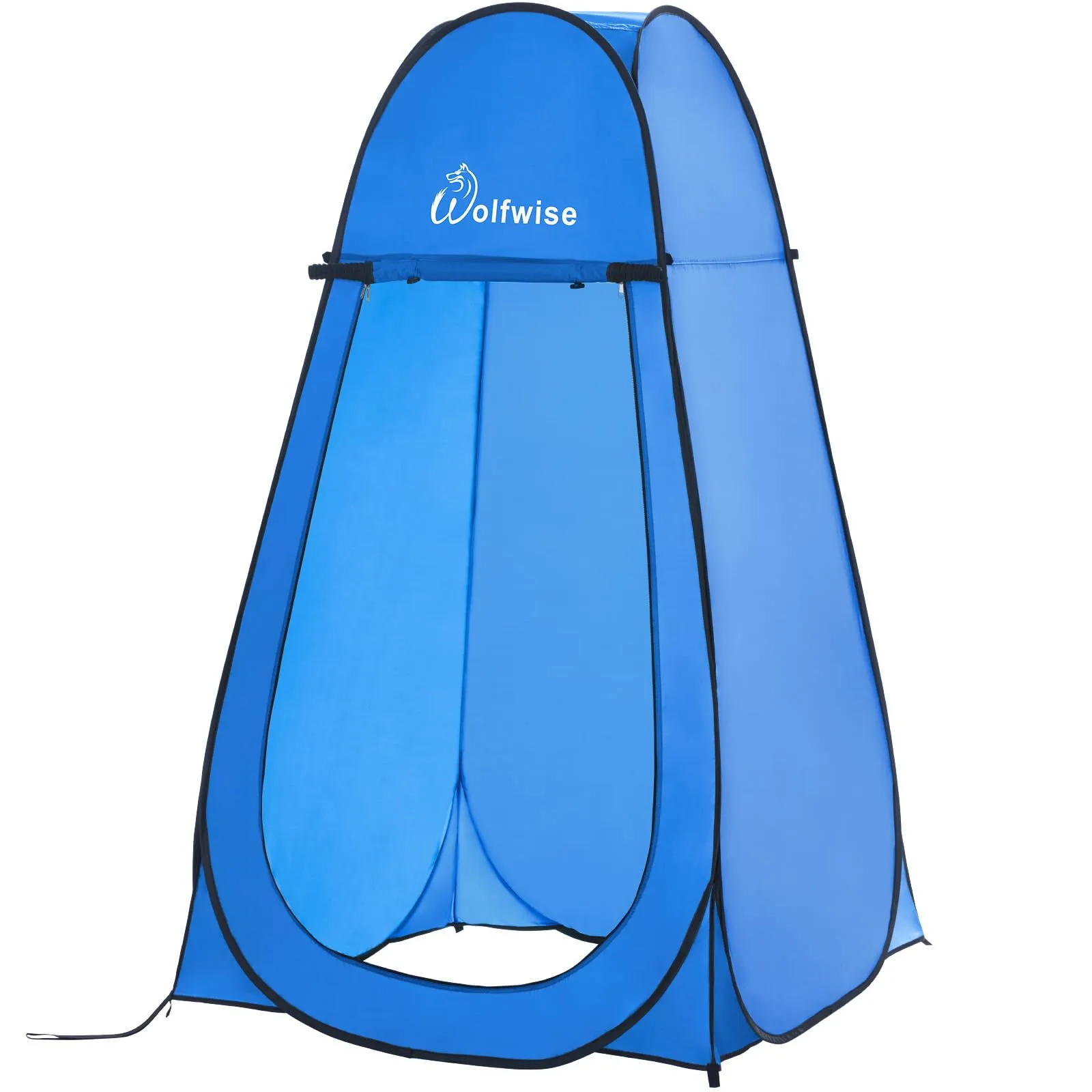 Wolfwise Tenda Pop-Up per Campeggio, Doccia, Spogliatoio e WC, 120 x 120 x 210 cm, Blu - immagine 1
