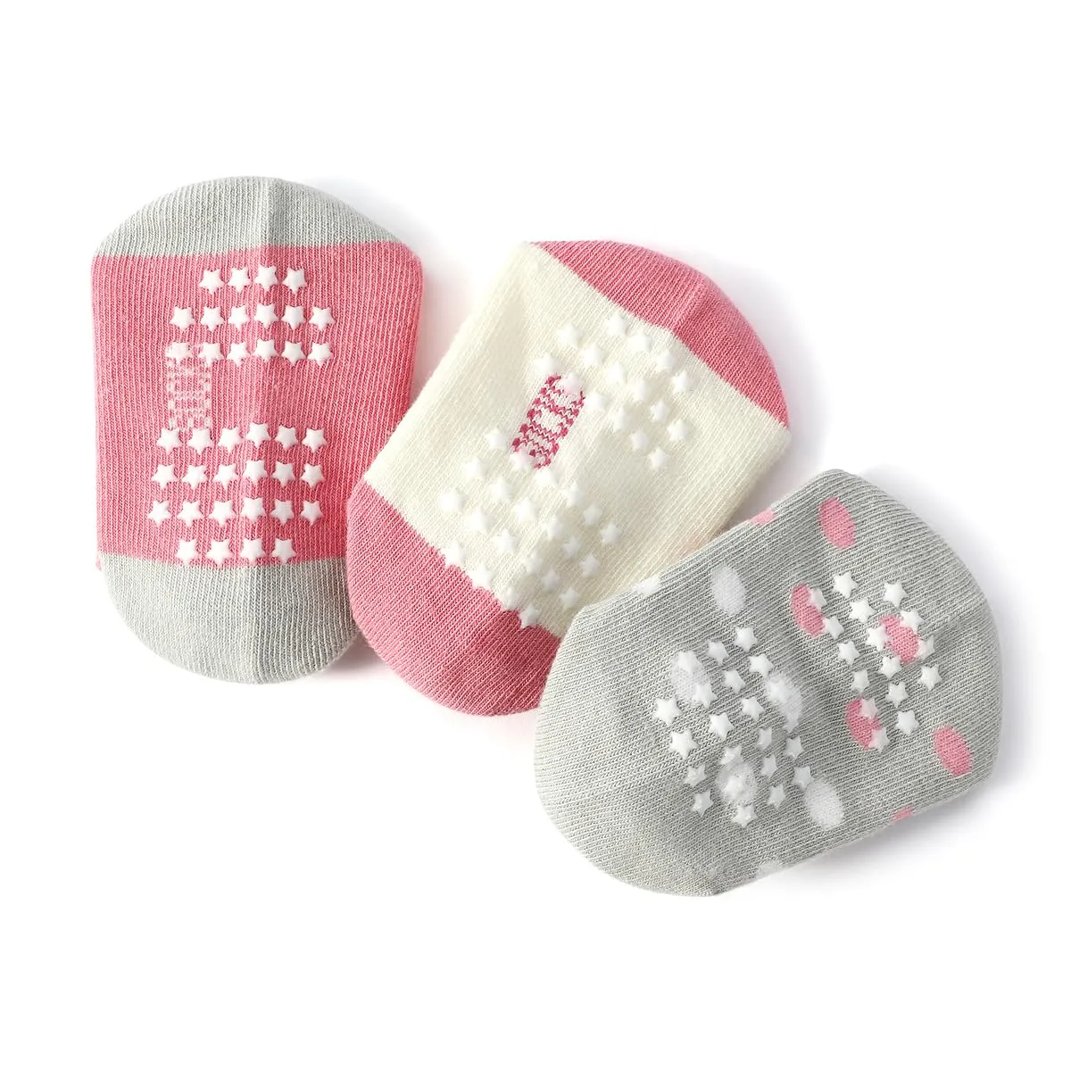 HaimoBurg Calze Antiscivolo in Cotone Traspirante per Bambini, 12 Paia - immagine 3