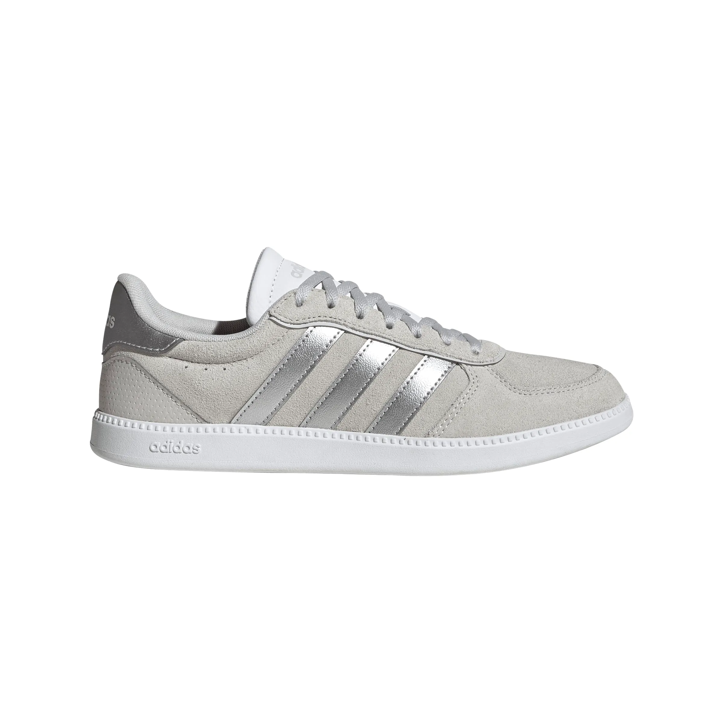 adidas Breaknet Sleek Scarpe da donna, Grigio Argento Bianco Metallizzato, 38 EU - immagine 4