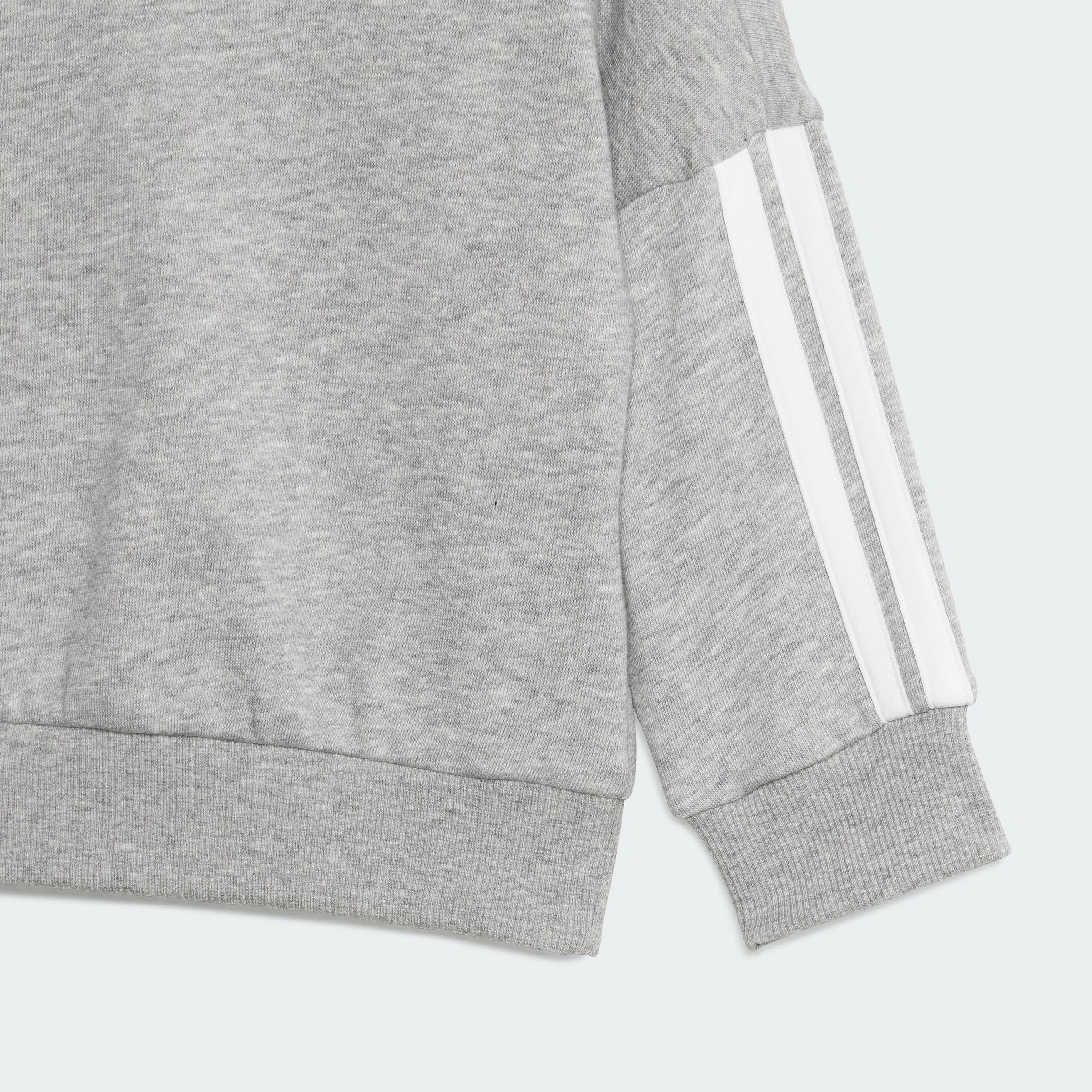 adidas Bimbi 0-24 Essentials Jogger Track Suit, Medium Grey Heather/White, 6-9 Months - immagine 3