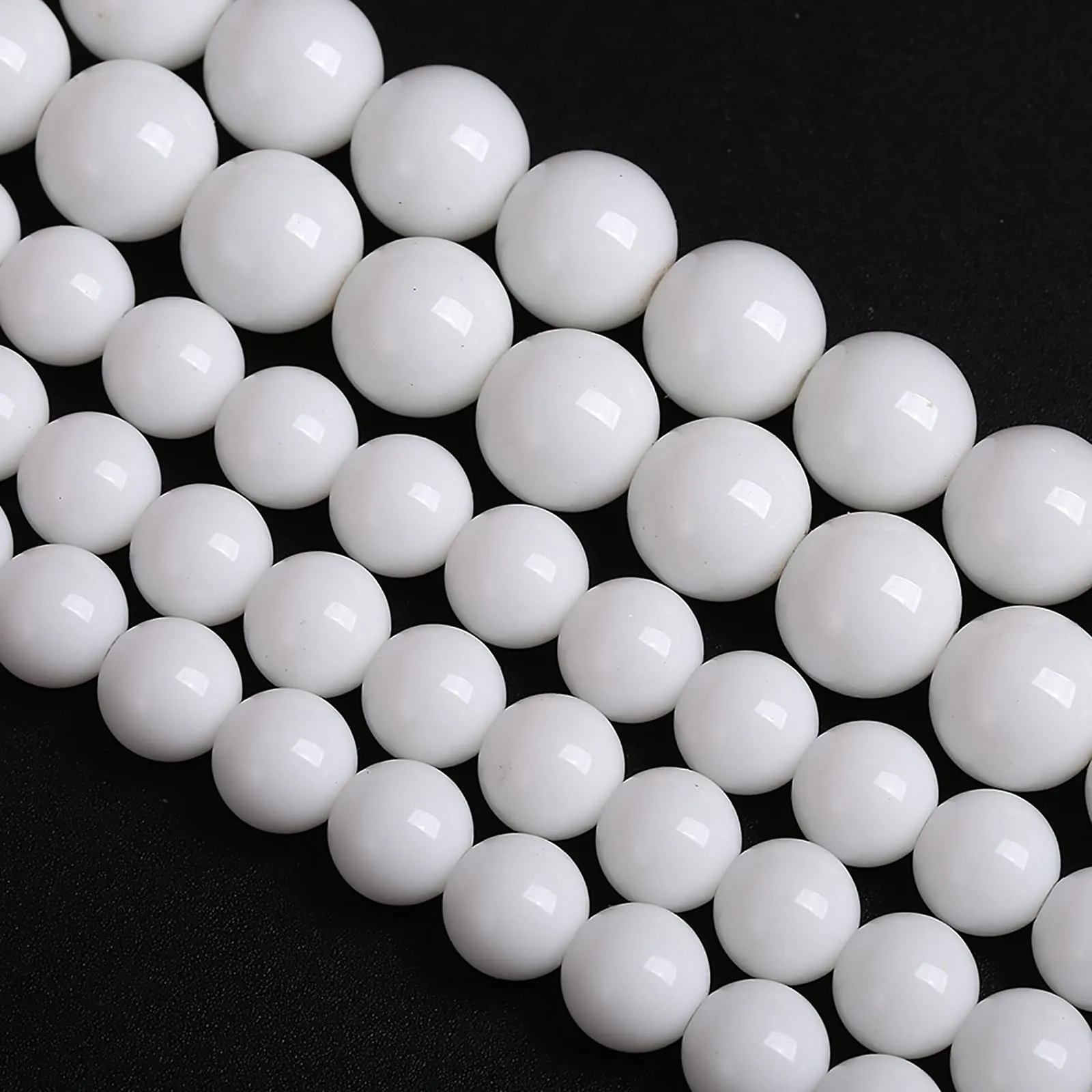Jiejinyu Distanziatori Rotondi in Porcellana Bianca 10mm, 38 Pezzi - immagine 2