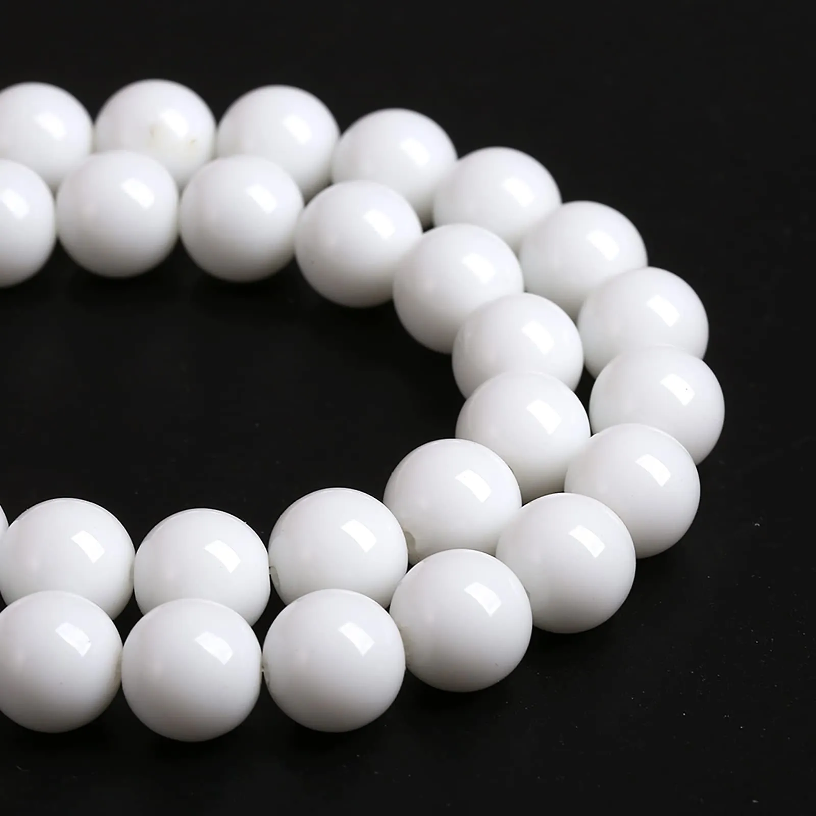 Jiejinyu Distanziatori Rotondi in Porcellana Bianca 10mm, 38 Pezzi - immagine 3