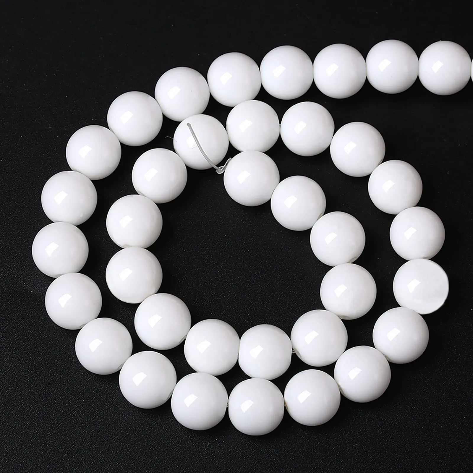 Jiejinyu Distanziatori Rotondi in Porcellana Bianca 10mm, 38 Pezzi - immagine 4