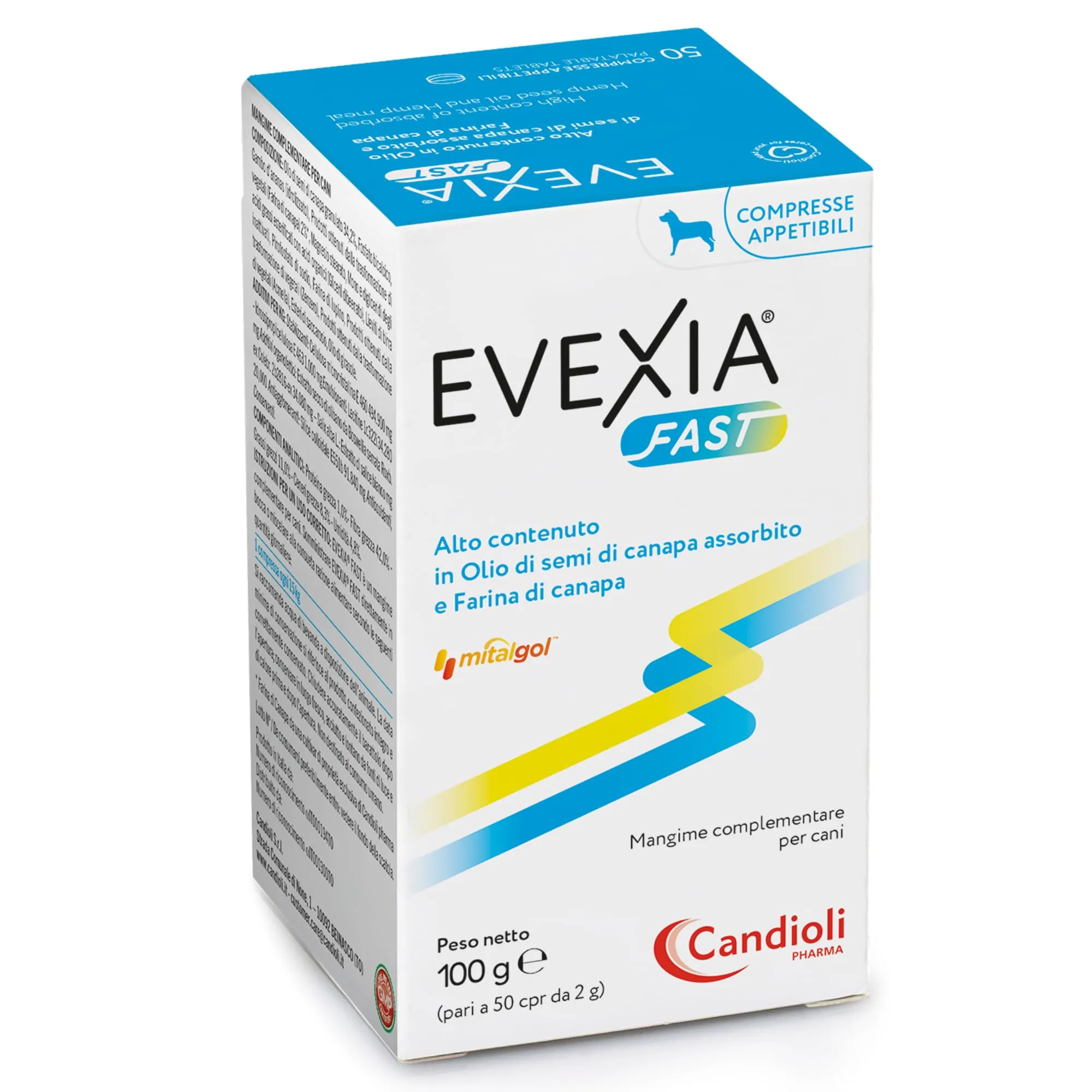 Candioli Evexia Fast 50 CPR Mangime Complementare per Cani - immagine 1