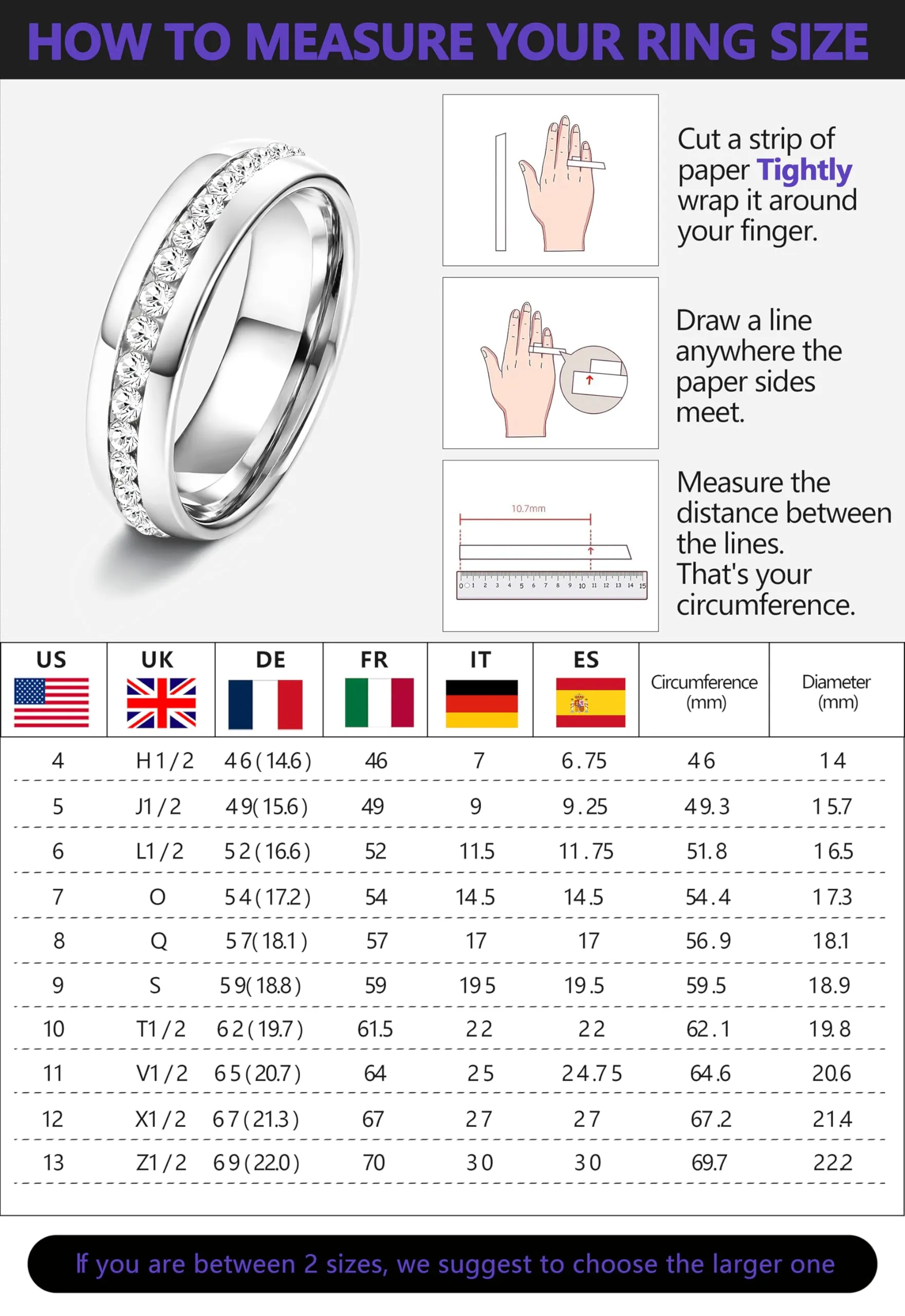 ADRAMATA Set di 9 Anelli in Acciaio Inossidabile per Uomo e Donna, Anelli Antistress Fidget e Fedi Nuziali, Nero e Argento - immagine 6