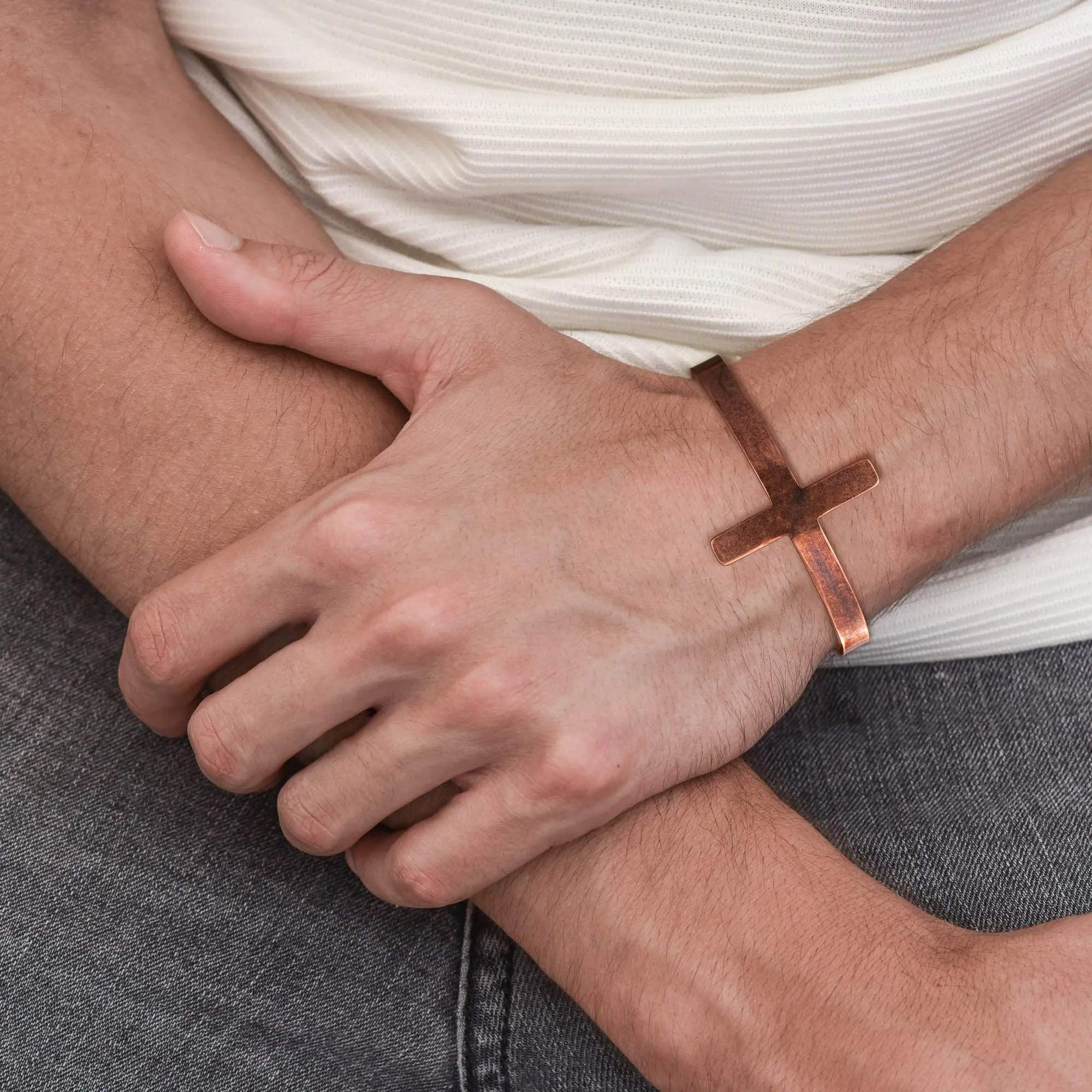 Aretas Kupferarmband aus reinem Kupfer für Damen und Herren - immagine 2