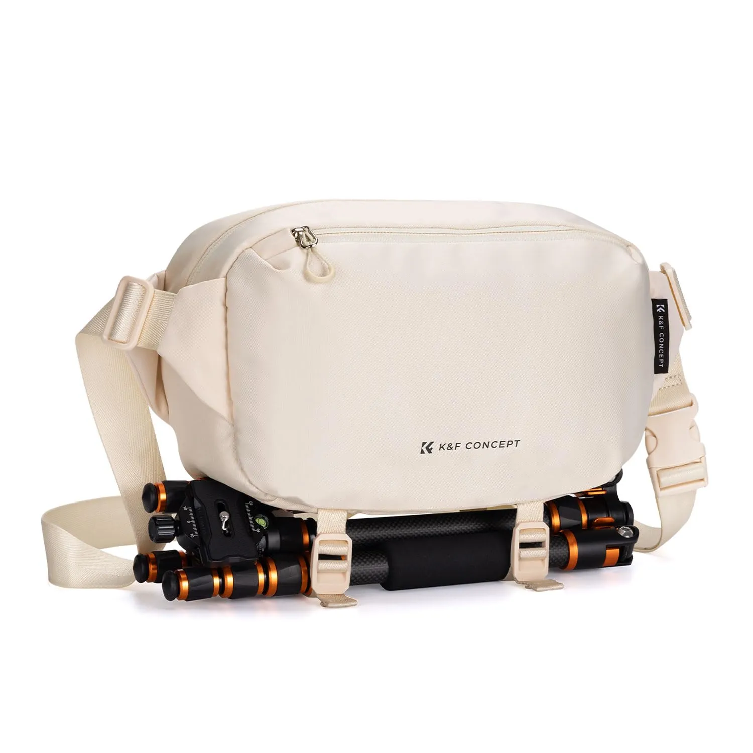 K&F Concept Borsa Foto Tracolla Impermeabile Antiurto 33cm Verde Nero - immagine 1