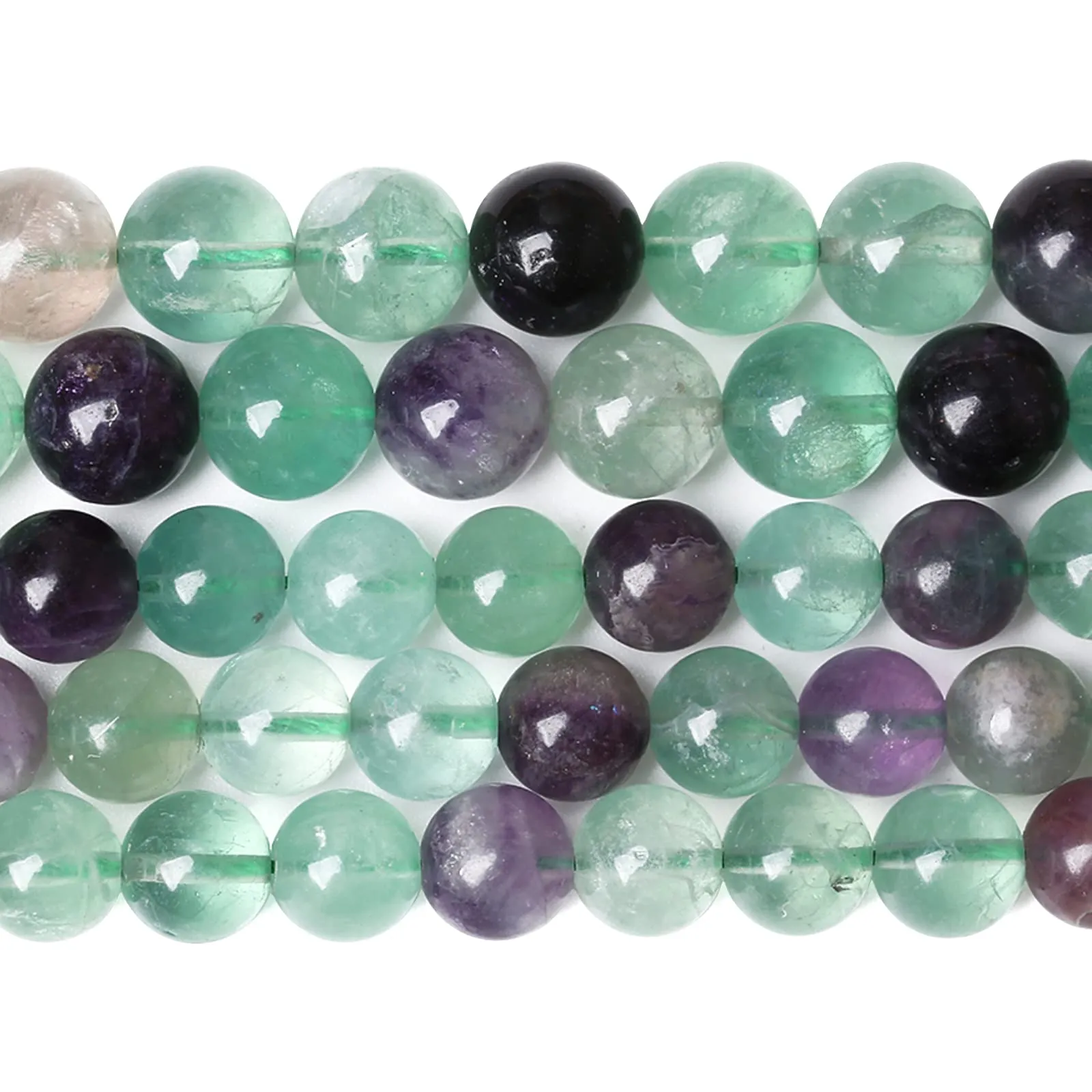 Jiejinyu Perline in Fluorite Verde 10mm per Gioielli fai da te, 38 pezzi - immagine 5