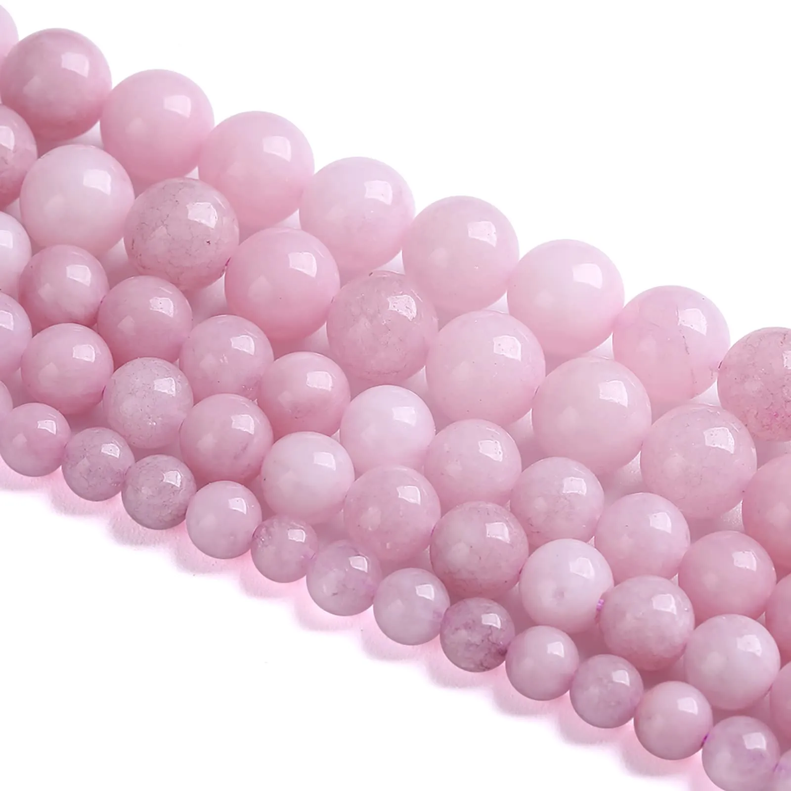 jiejinyu Perline di Kunzite in Pietra Naturale 8mm - immagine 2