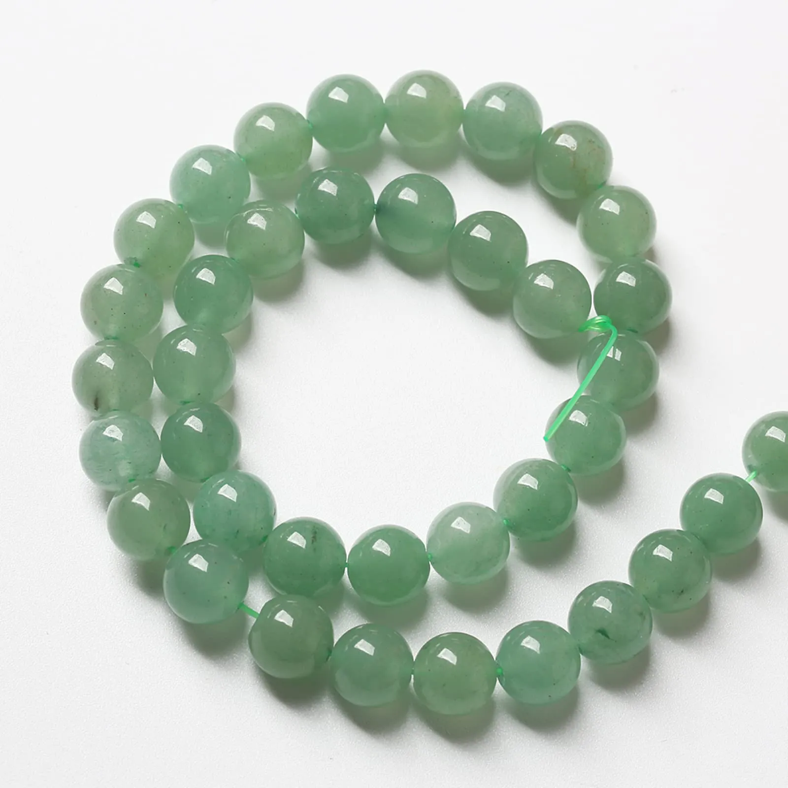 jiejinyu Perline in Pietra Naturale Avventurina Verde 6mm, 60 Pezzi - immagine 3