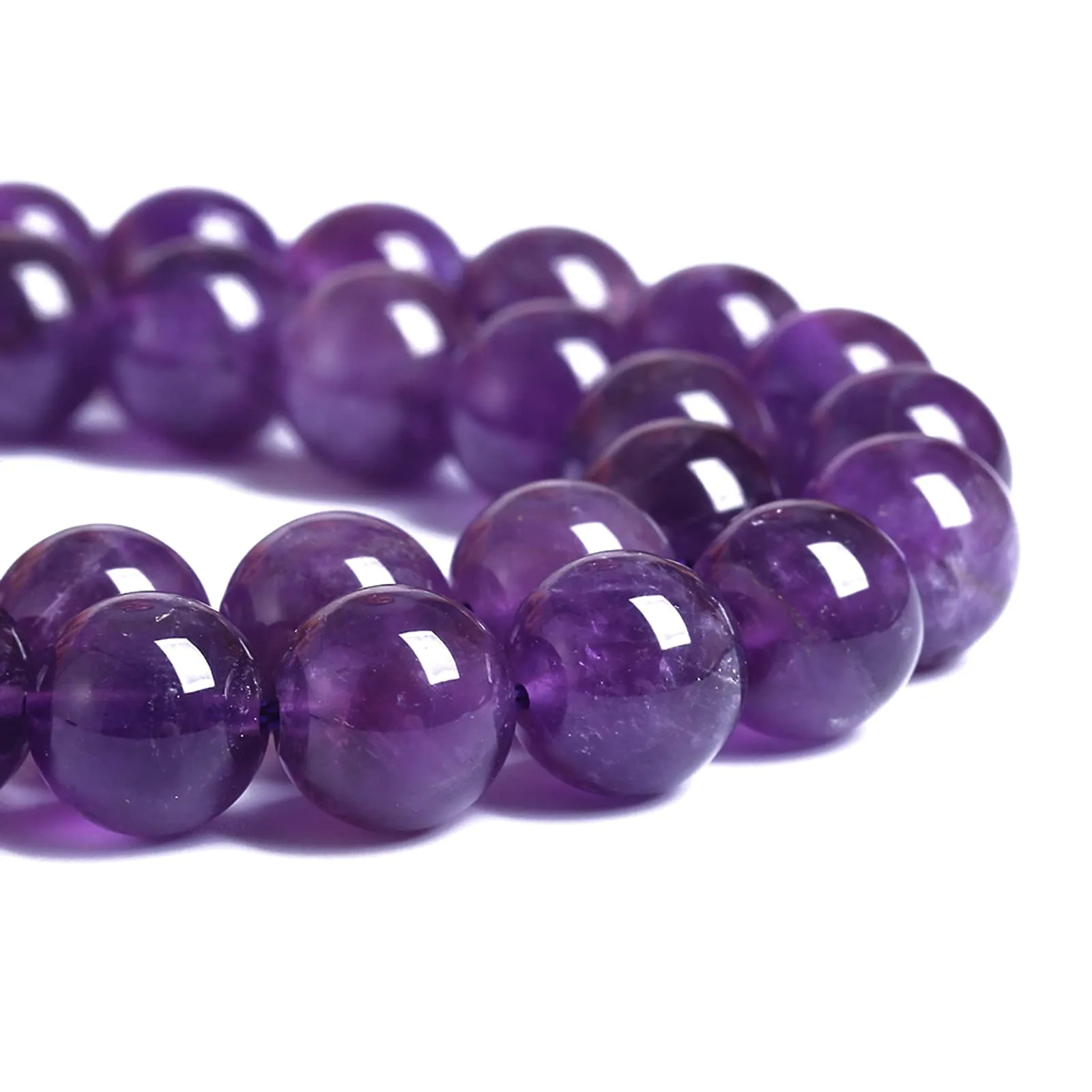 Jiejinyu Perline in Ametista Viola Naturale 6mm, 60 Pezzi - immagine 4