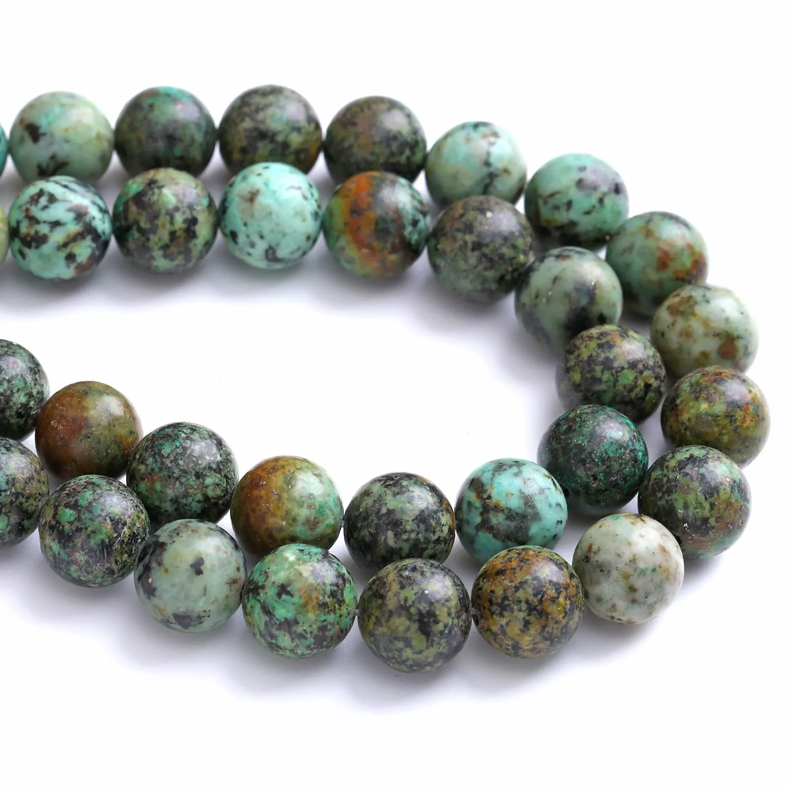 Jiejinyu Perline in Turchese Africano Naturale 10mm, 36 Pezzi - immagine 4