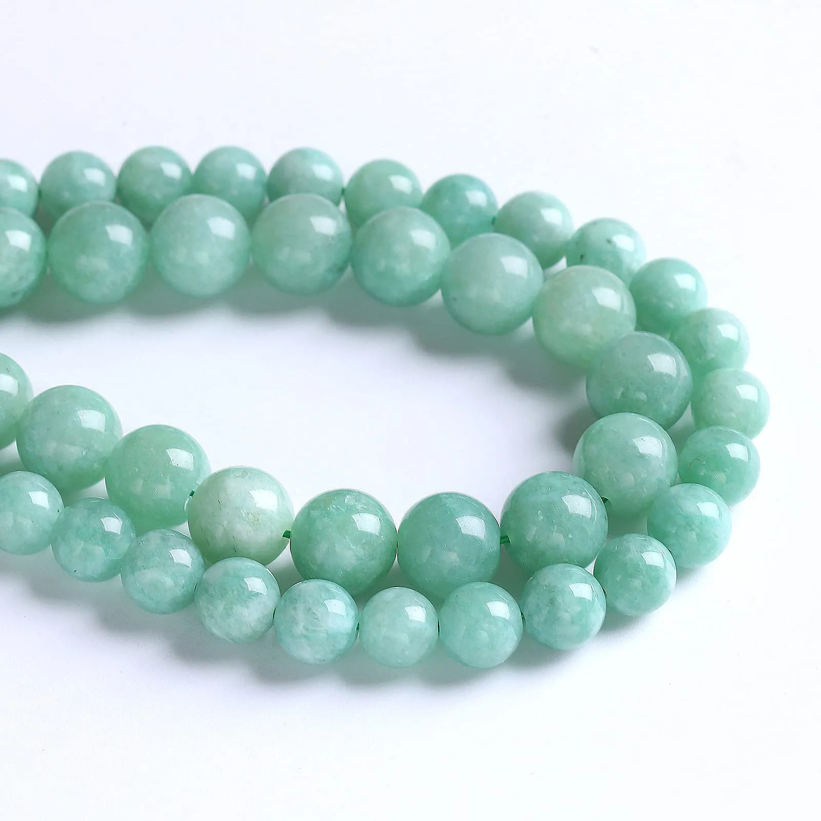 Jiejinyu Perline in Giada Birmana 6mm, 60pz - immagine 6