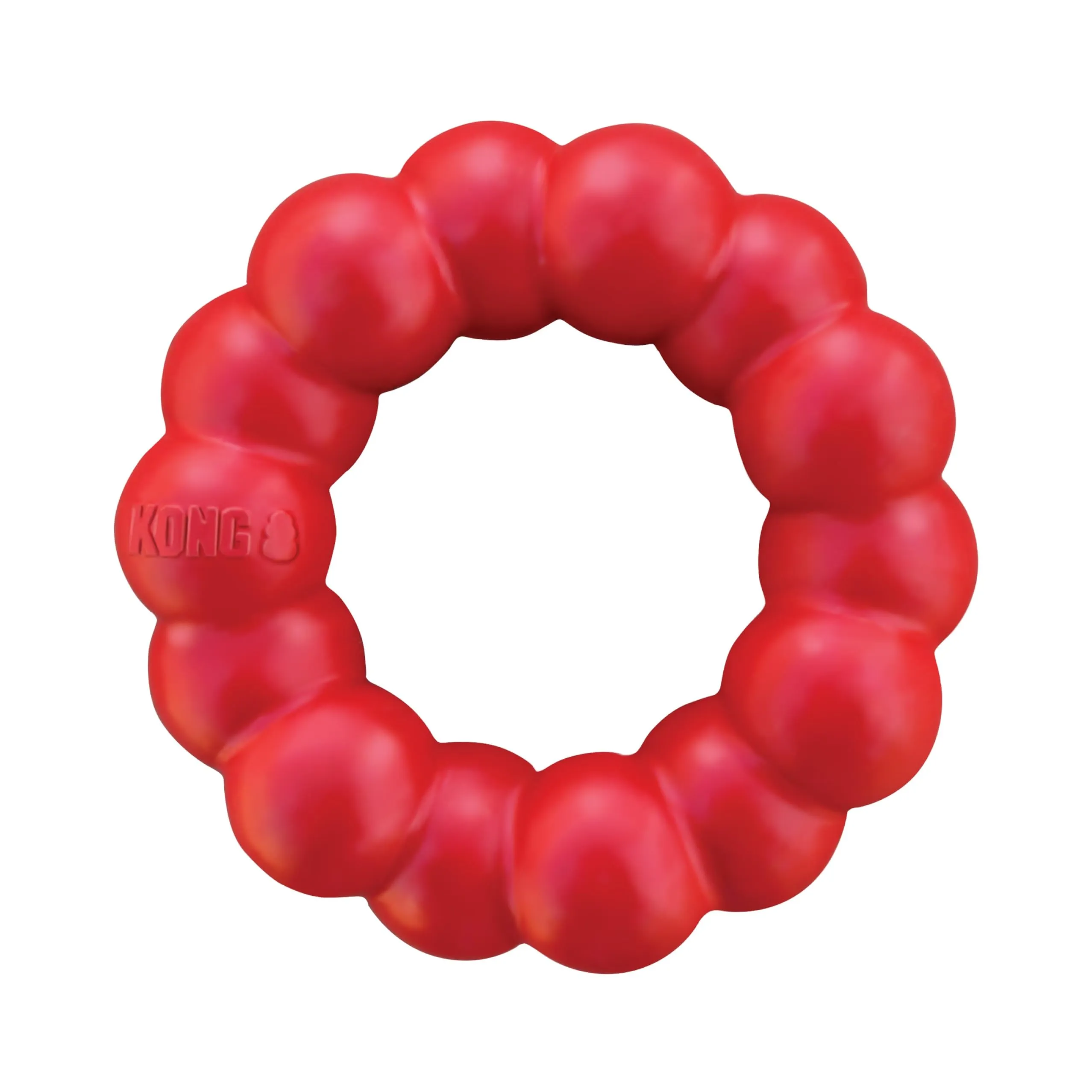 KONG Ring Anello da Masticare in Gomma Naturale, Taglia M/L - immagine 1