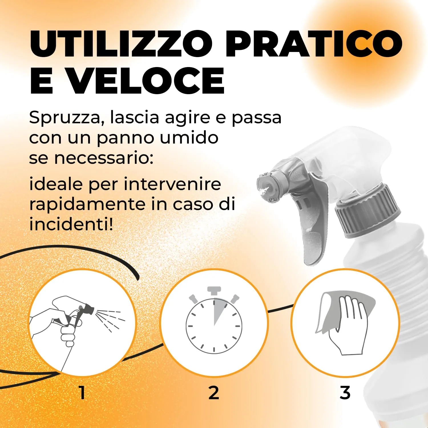 ERRECHOME NoPeey Detergente Urina Cane e Gatto per Tessuti e Superfici, 1 L - immagine 7