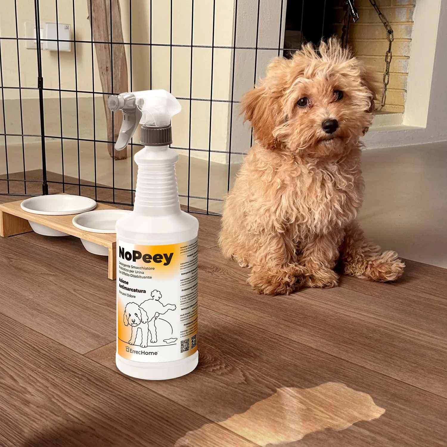 ERRECHOME NoPeey Detergente Urina Cane e Gatto per Tessuti e Superfici, 1 L - immagine 11
