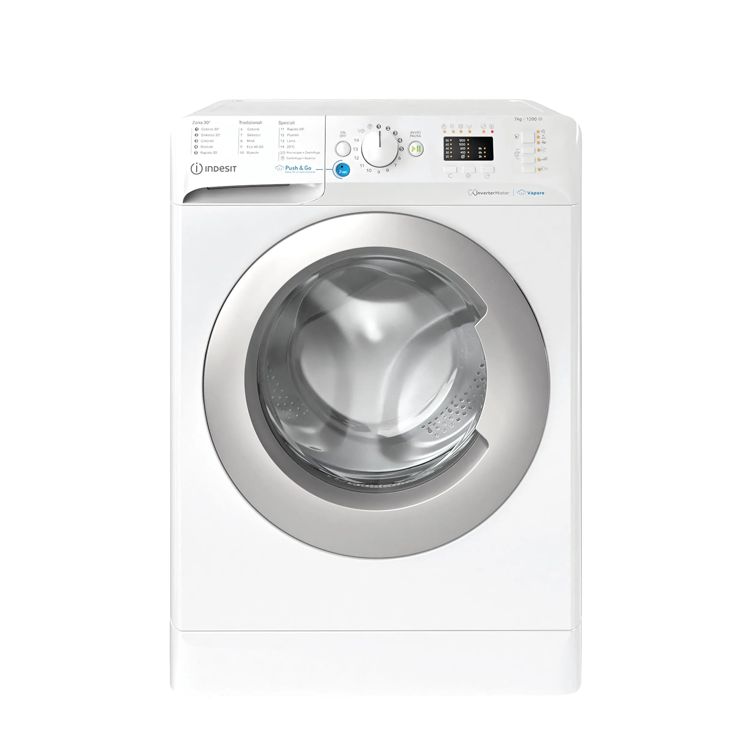 Indesit BWSA 7126X SV IT Lavatrice 7 kg 1200 Giri/min Classe A - immagine 1