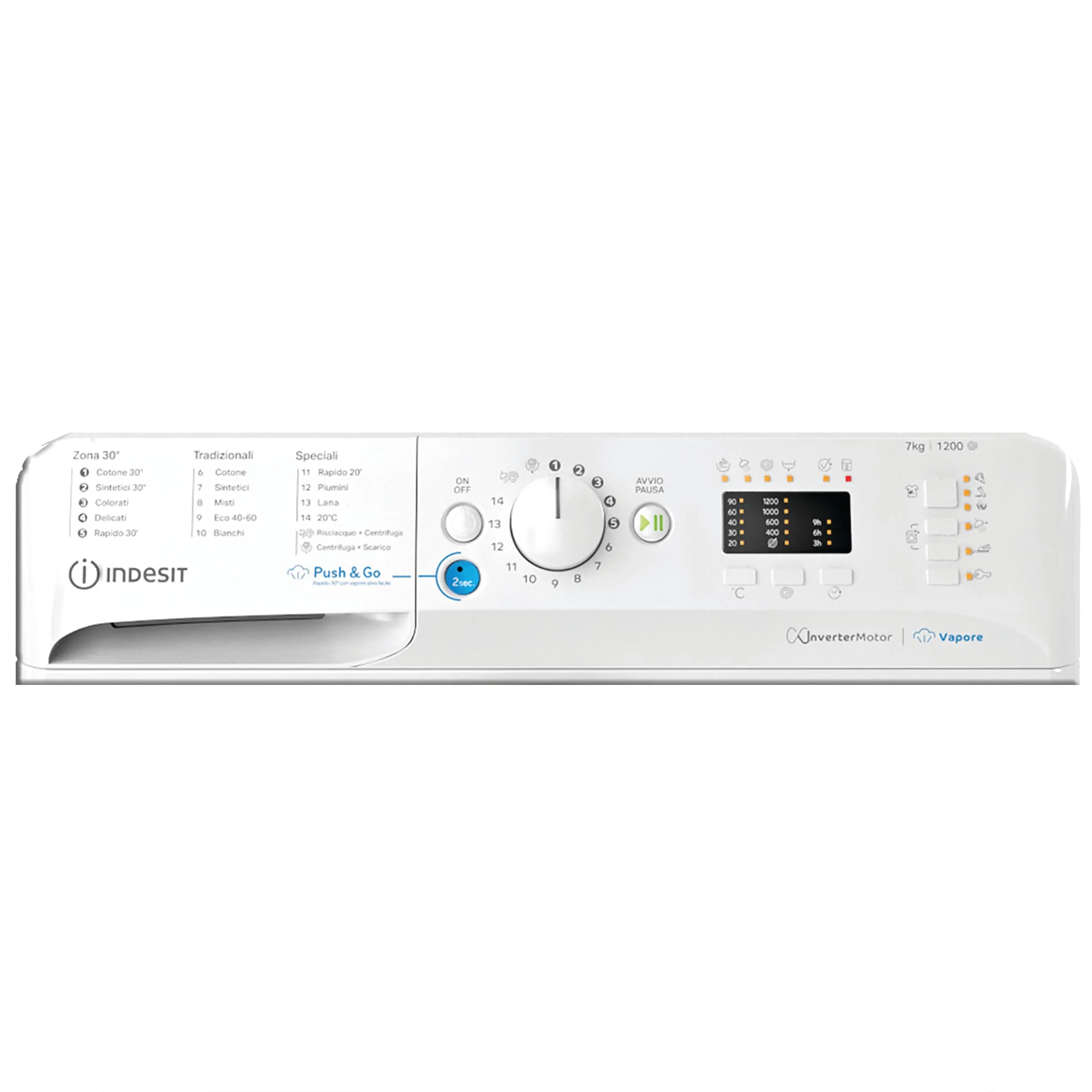 Indesit BWSA 7126X SV IT Lavatrice 7 kg 1200 Giri/min Classe A - immagine 5