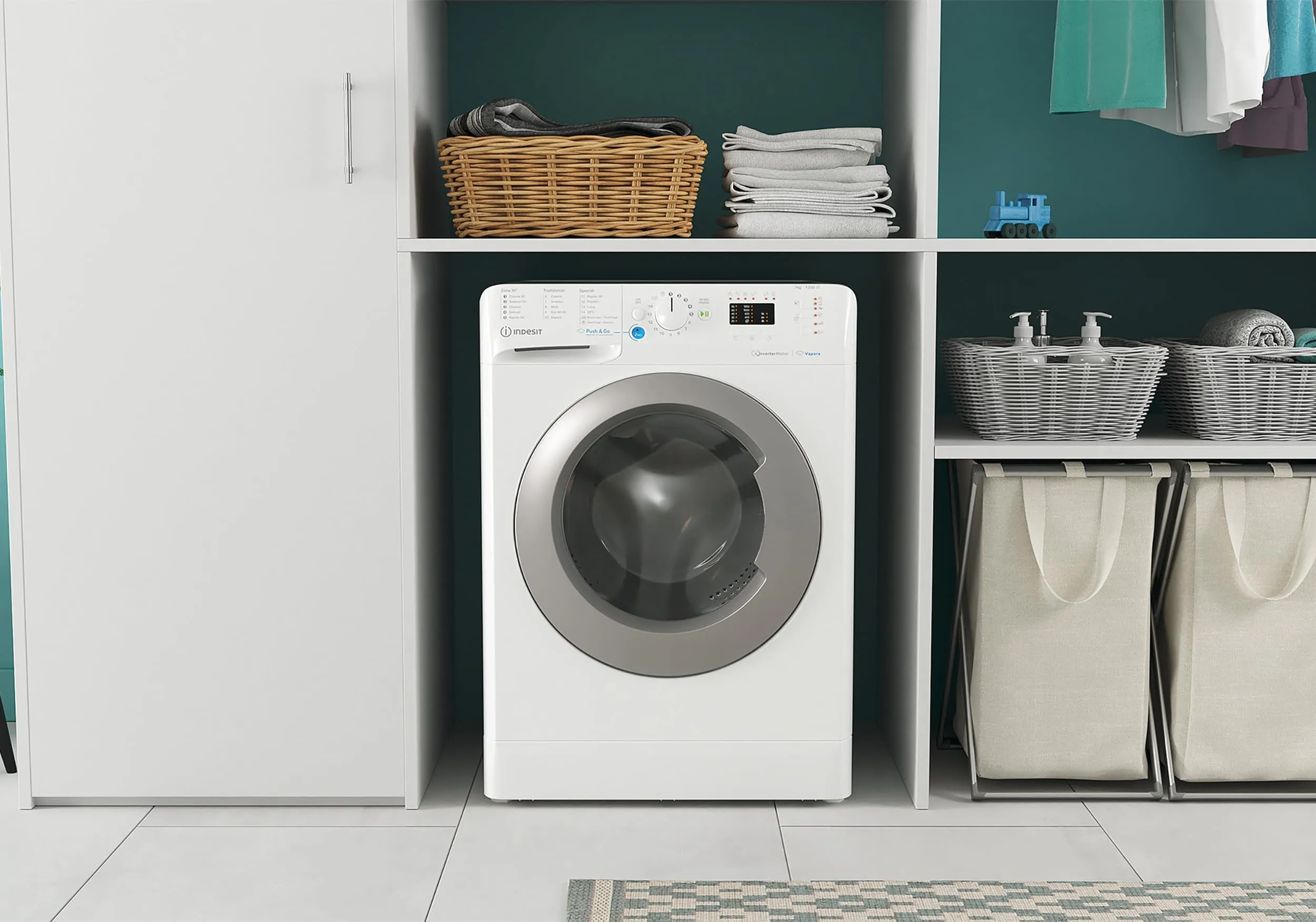 Indesit BWSA 7126X SV IT Lavatrice 7 kg 1200 Giri/min Classe A - immagine 7