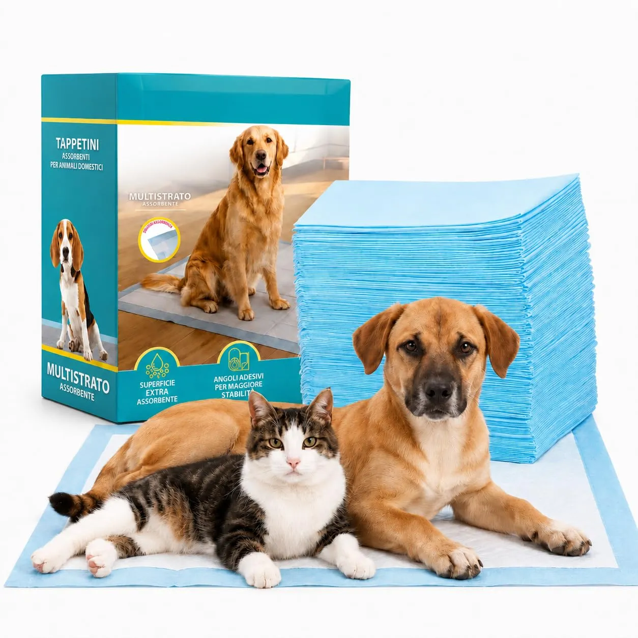 Soleplastic Traversine Cani 60x90, 5 Strati, Set 120 Pezzi - immagine 1