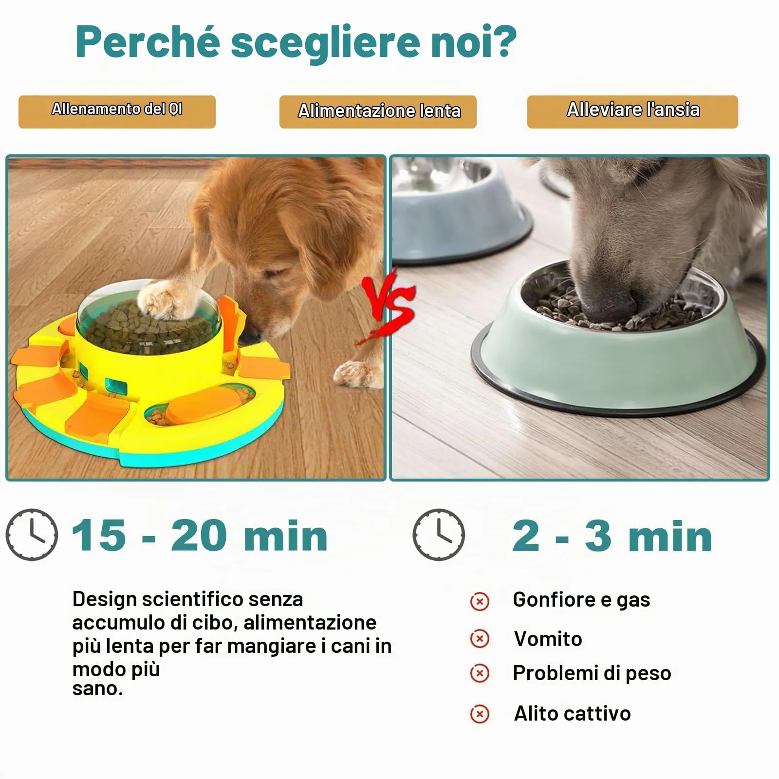 Dufuso Giocattolo di Intelligenza Interattivo per Cani, Training Comportamentale Livello 2 (Intermedio) - immagine 5