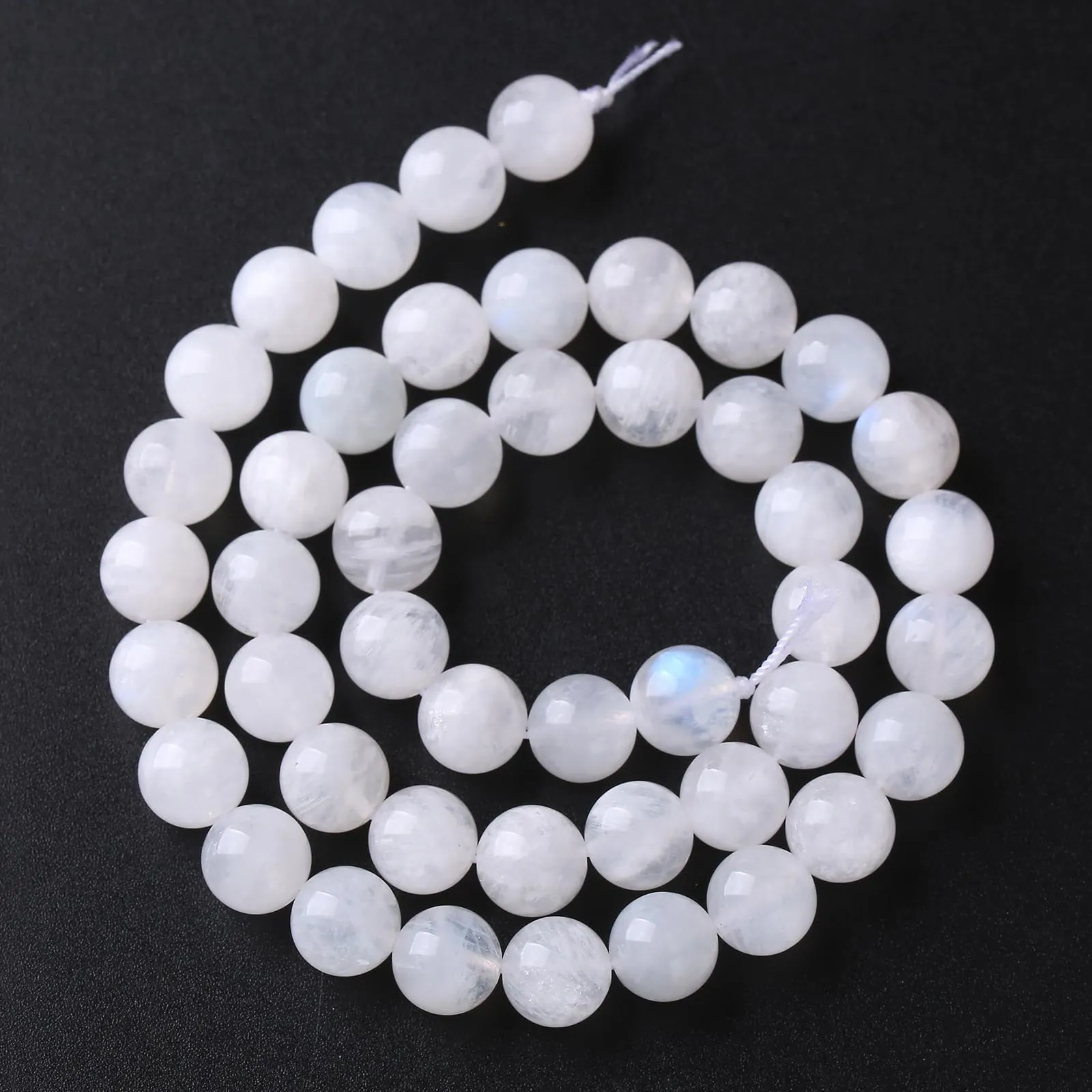 Jiejinyu Perline in Pietra di Luna Bianca Naturale 6 mm, 120 Pezzi - immagine 5
