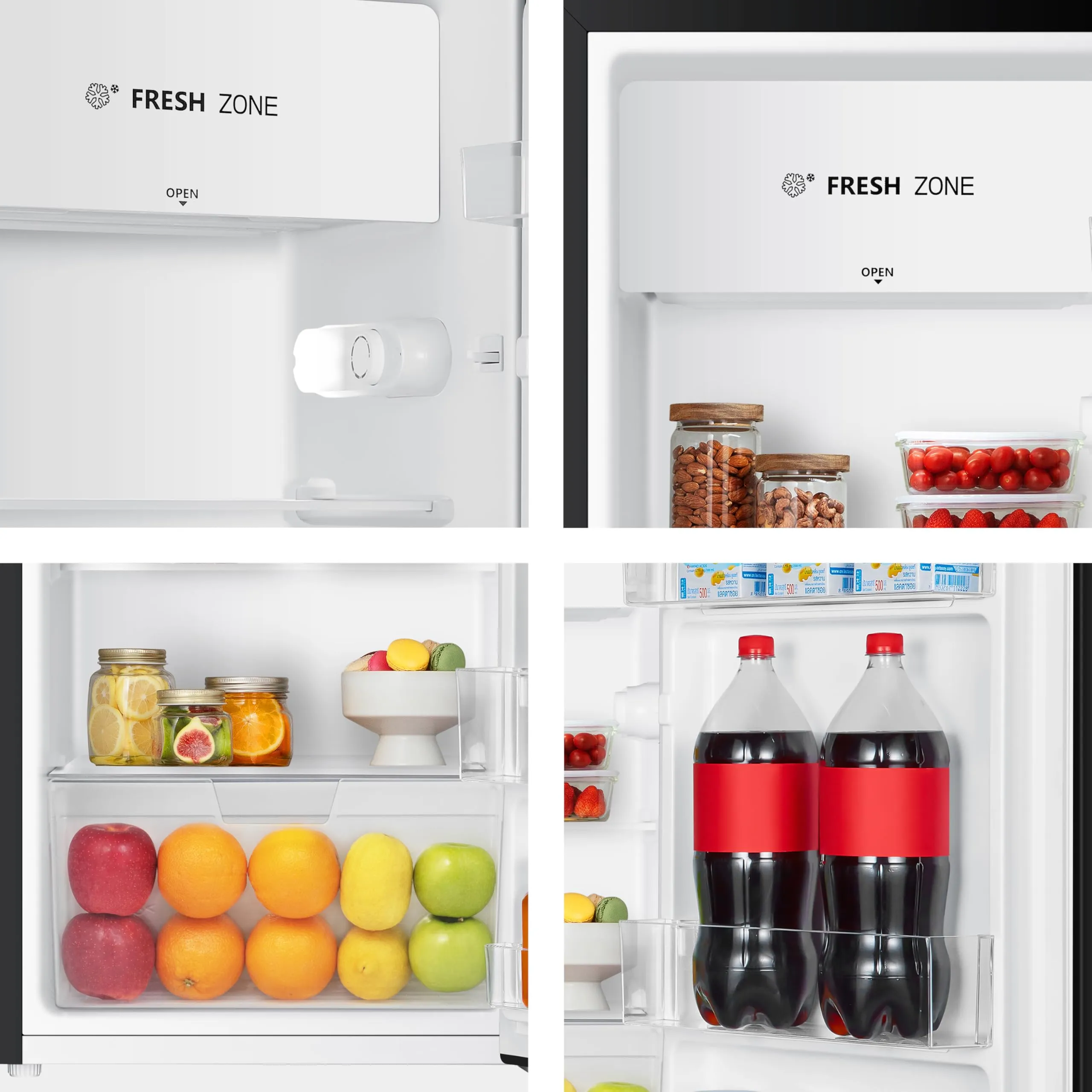 Hisense MUR48092BE Frigorifero Monoporta, Classe E, 94 Litri, Nero - immagine 9