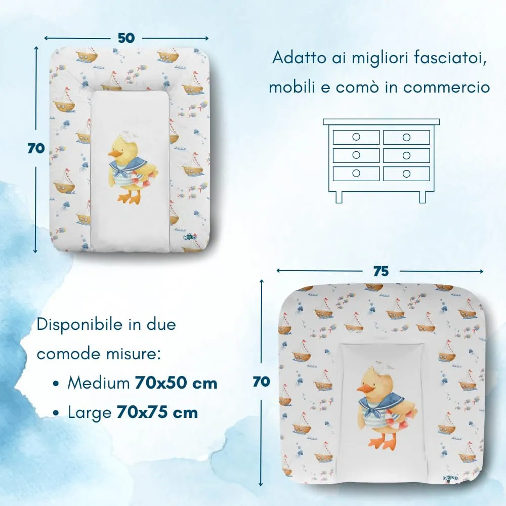 Kikido Materassino Fasciatoio 50x70 - Papera - Impermeabile e Lavabile - immagine 2