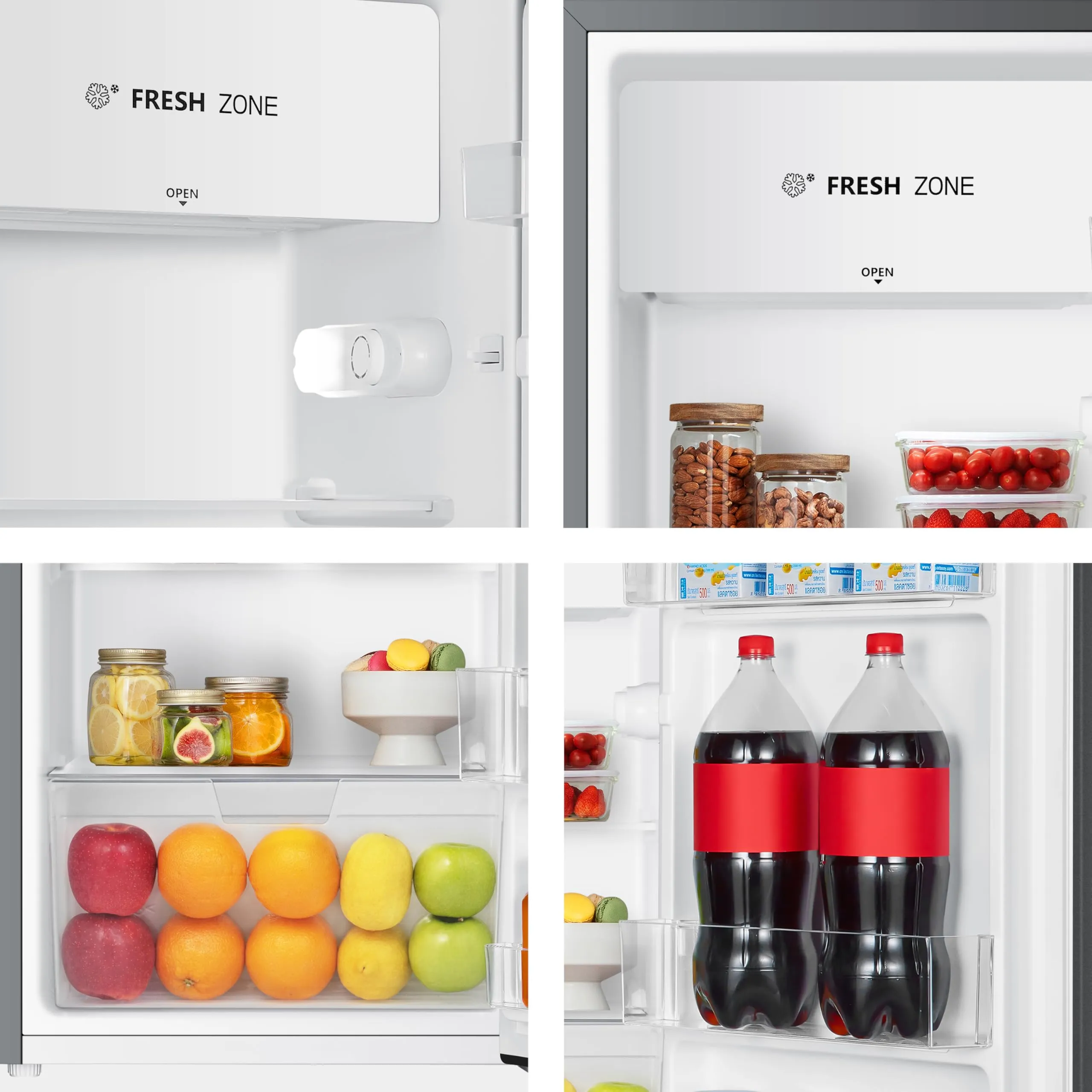 Hisense MUR48092SE Frigorifero Monoporta, Classe E, Silver, 94 Litri - immagine 9