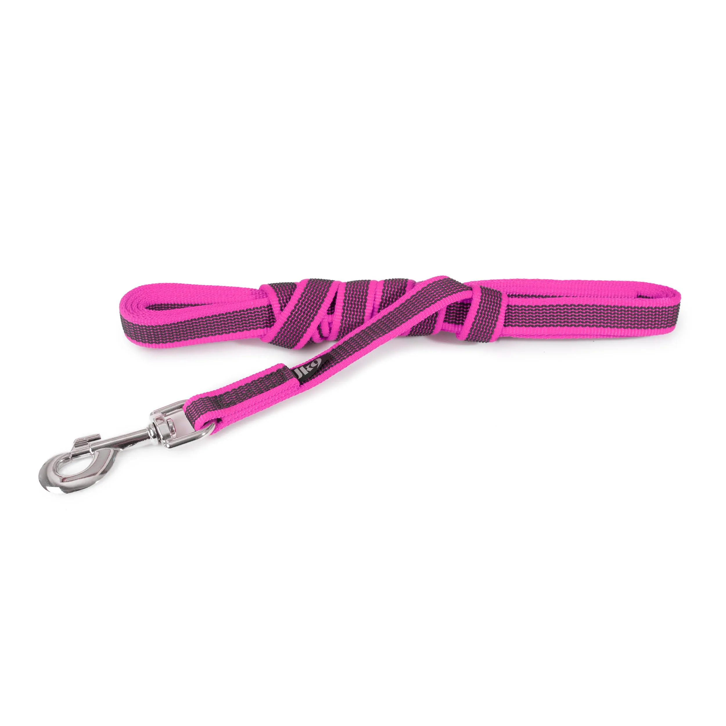Julius-K9 Color & Gray Super Presa Guinzaglio Senza Manico, 20 mm x 3 m, Rosa - immagine 1