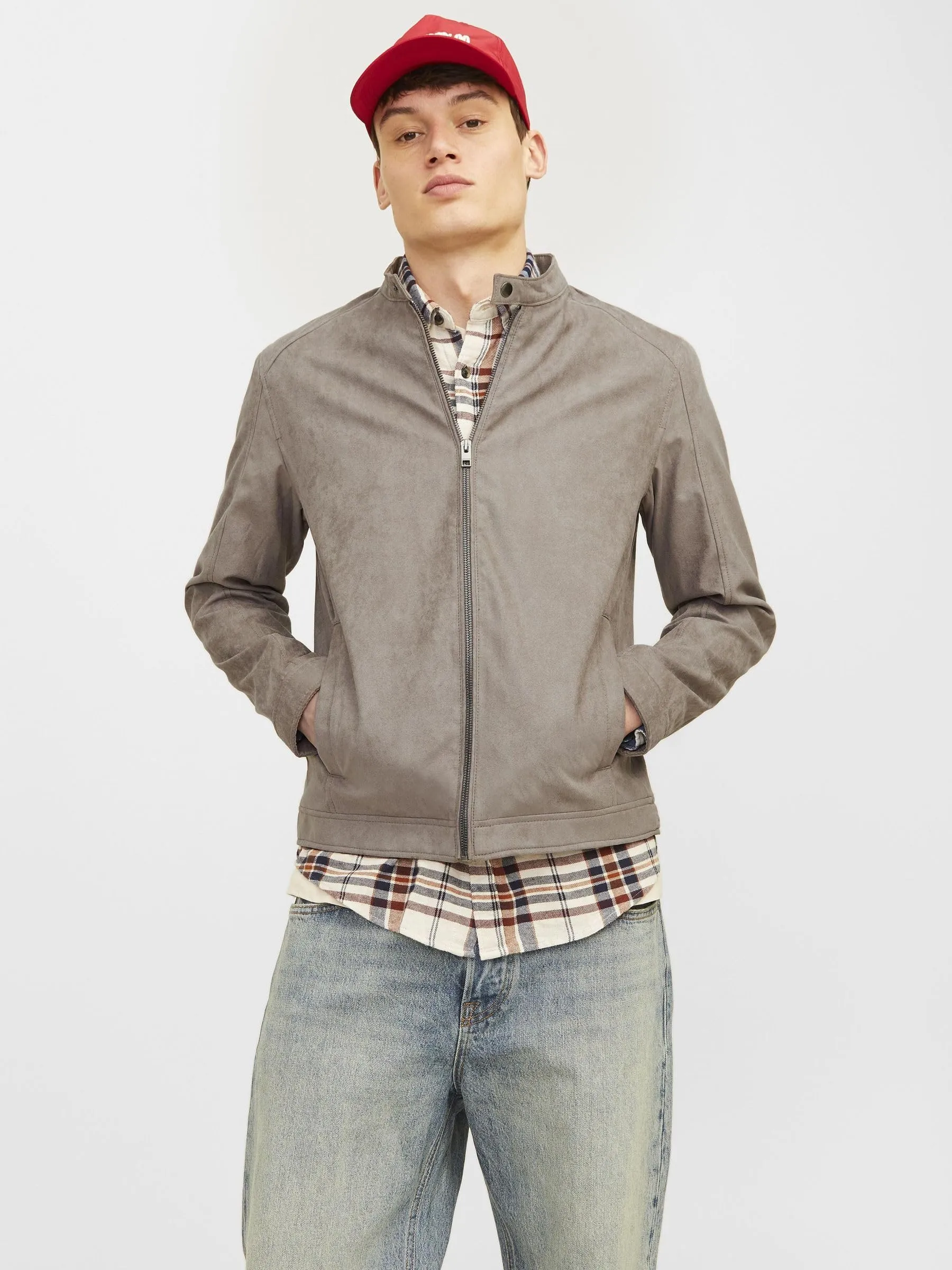 Jack & Jones Giacca in Finta Pelle Scamosciata Falcon - immagine 2