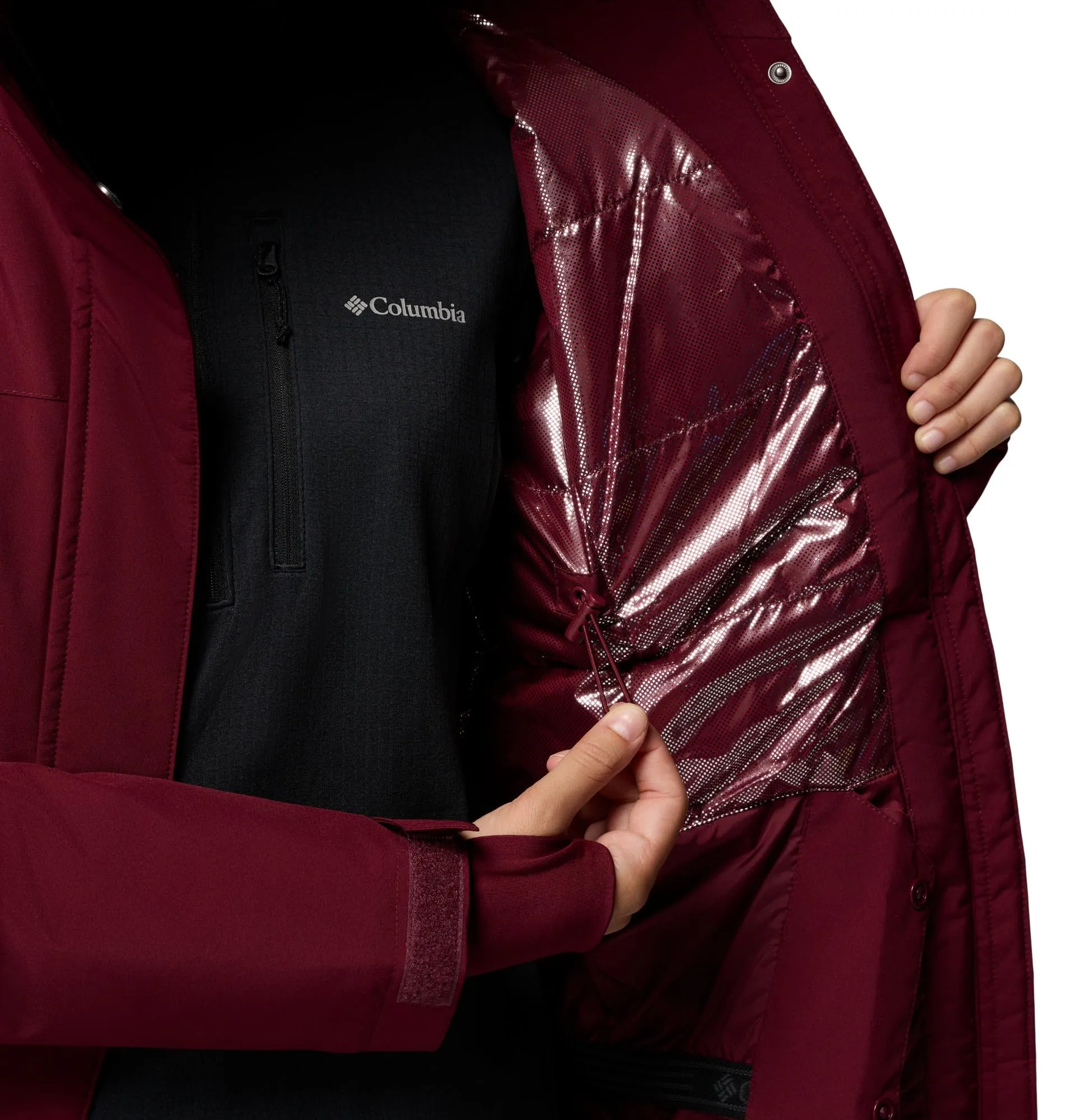 Columbia Ava Alpine II Giacca Termica Donna, Vino Ricco, 2X - immagine 5