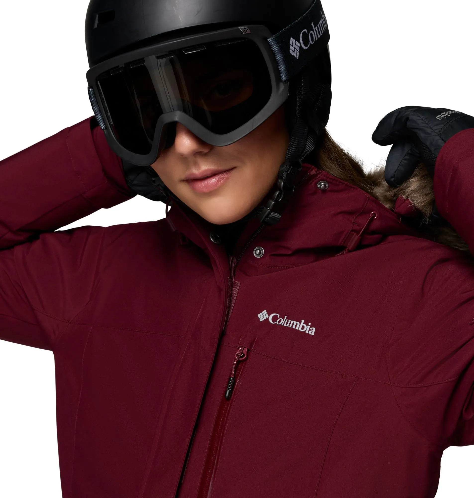 Columbia Ava Alpine II Giacca Termica Donna, Vino Ricco, 2X - immagine 7