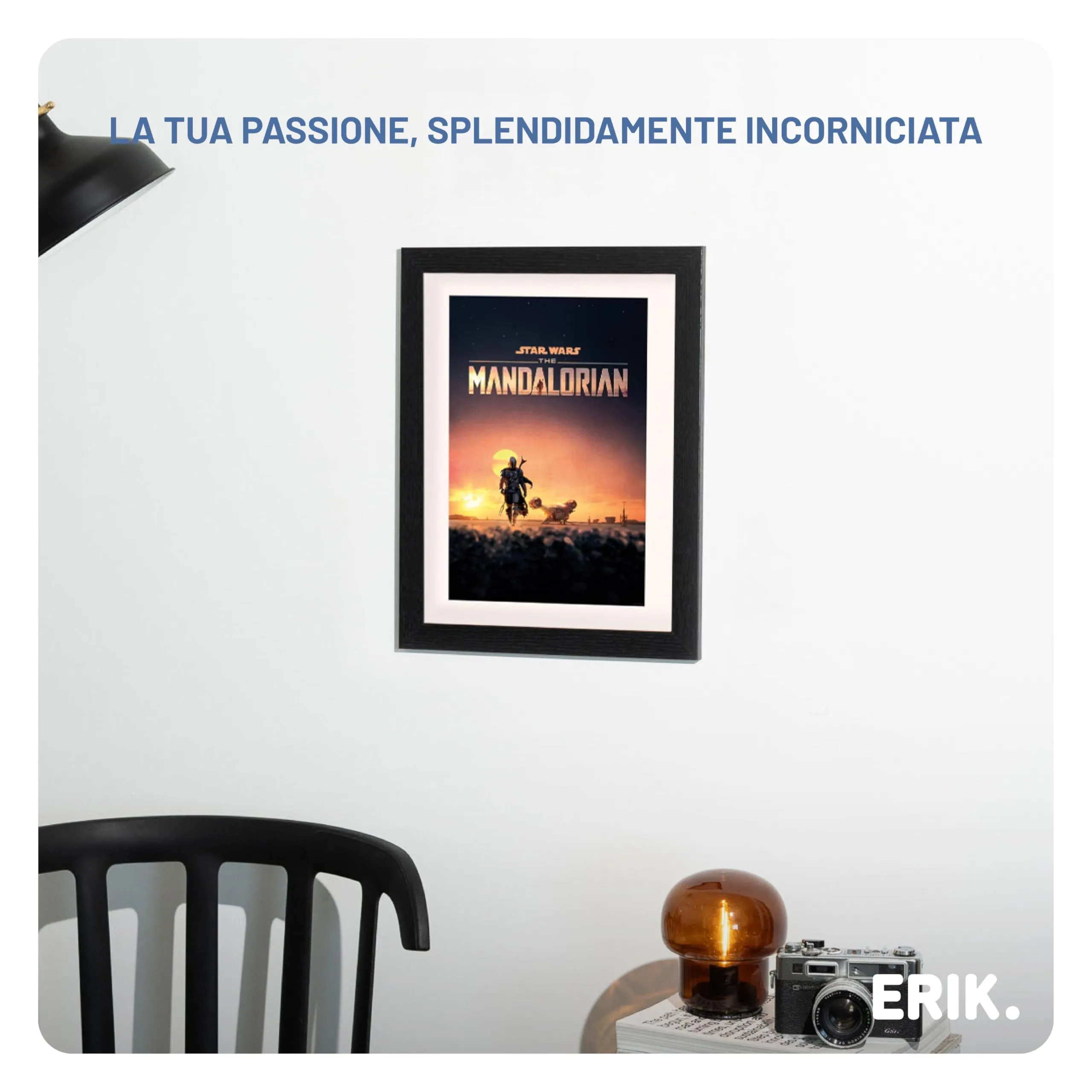 Grupo Erik Cornice MDF 30 x 40 cm Nera - immagine 6