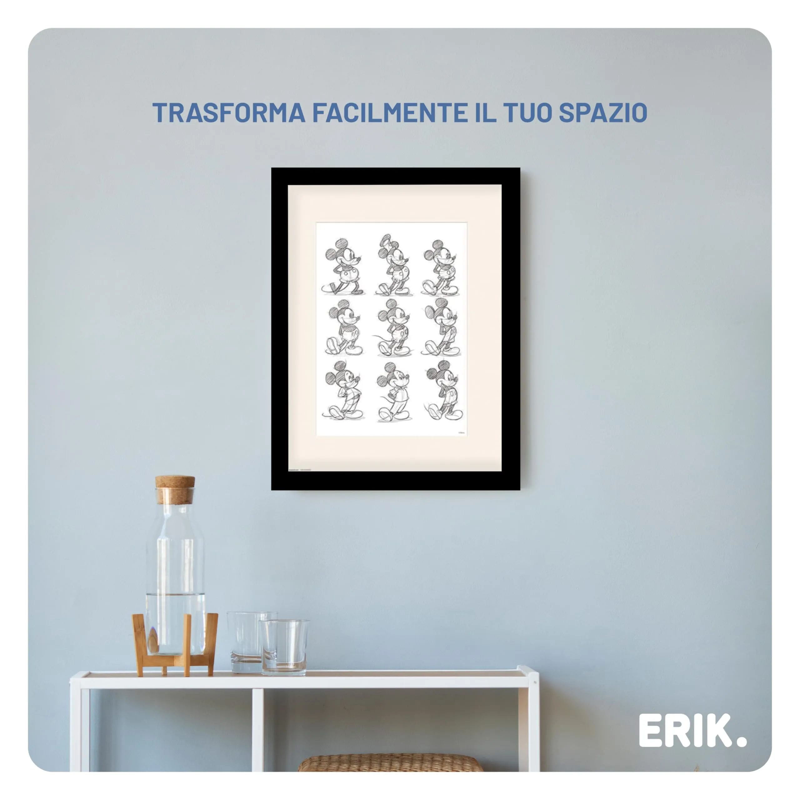 Grupo Erik Cornice MDF 30 x 40 cm Nera - immagine 7