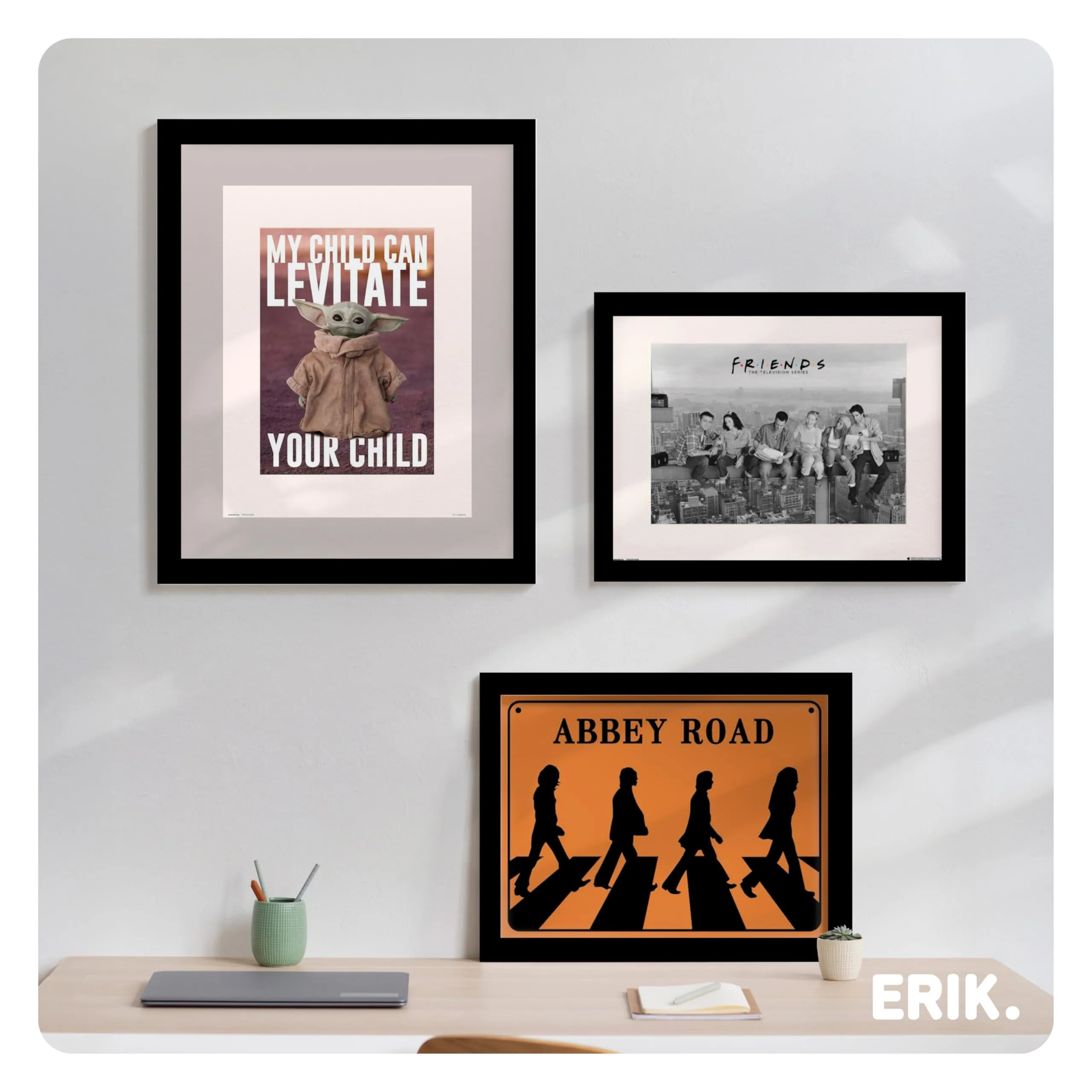 Grupo Erik Cornice MDF 30 x 40 cm Nera - immagine 8