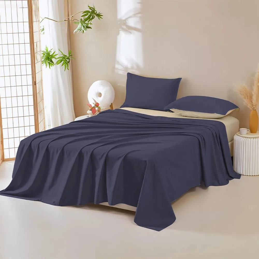 DUJUIKE Copriletto Impermeabile per Letto Matrimoniale, Super King 230 x 300 cm, Marina Oscura - immagine 6