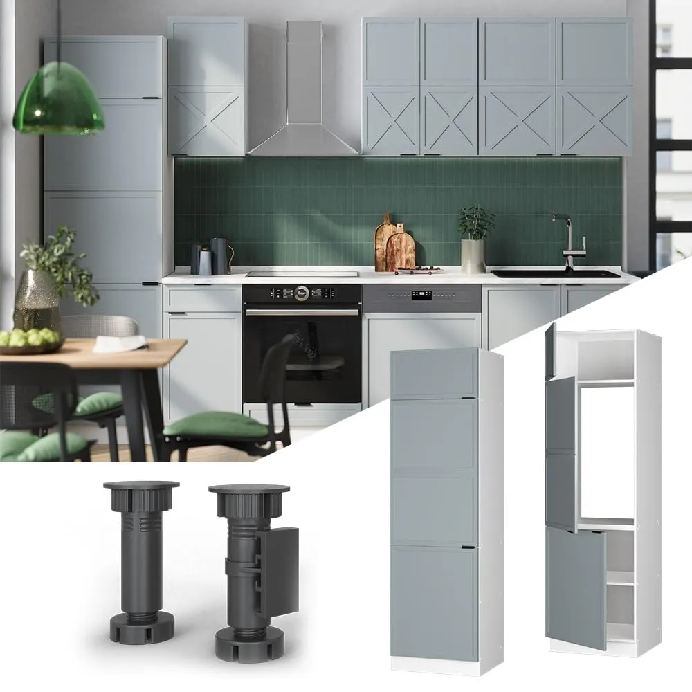 Vicco Armadio Frigorifero Fame-Line, Blu-Grigio Chiaro, 60 cm - immagine 2