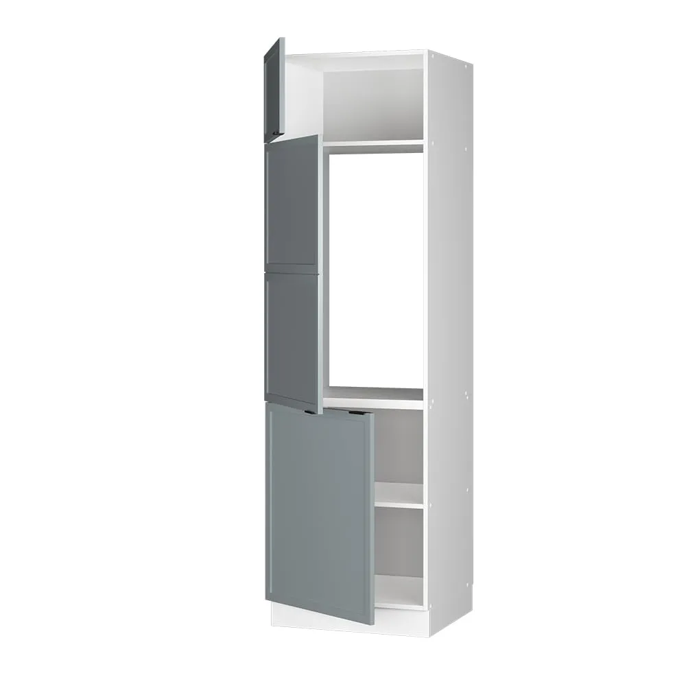 Vicco Armadio Frigorifero Fame-Line, Blu-Grigio Chiaro, 60 cm - immagine 4