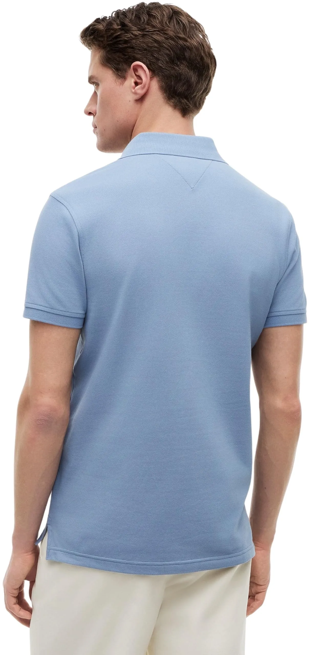 Tommy Hilfiger Uomo Maglietta Polo Maniche Corte 1985 Regular Fit, Brisk Blue, XS - immagine 2