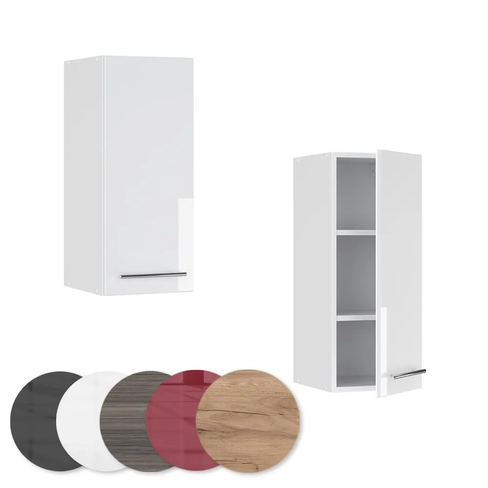Vicco Pensile da cucina Fame-Line, Bianco lucido, 30 cm - immagine 5