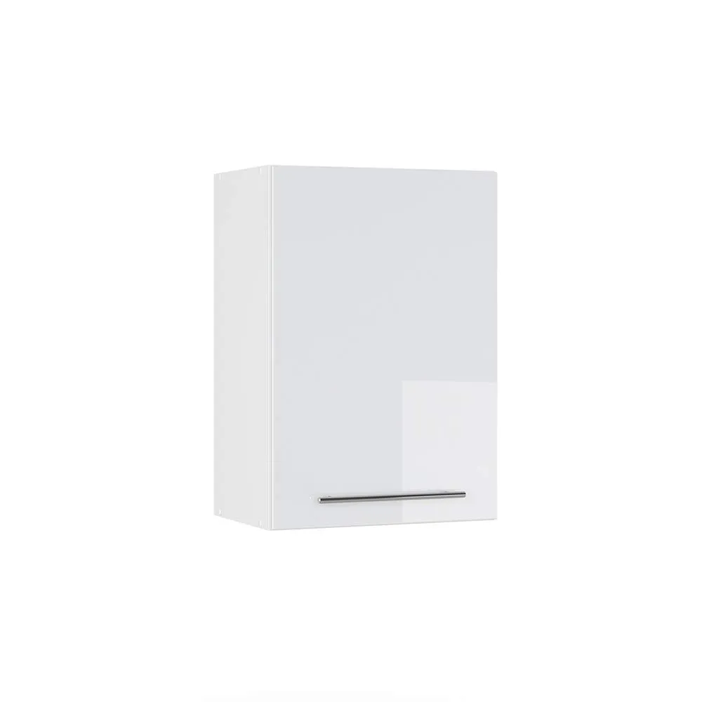 Vicco Pensile da Cucina Fame-Line, Bianco Lucido, 50 cm - immagine 1