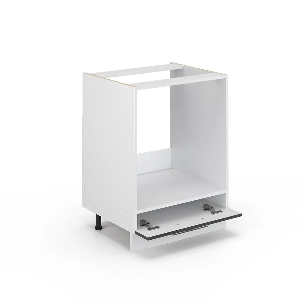 Vicco Mobile per forno da incasso Fame-Line, Antracite lucido, 60 cm - immagine 5