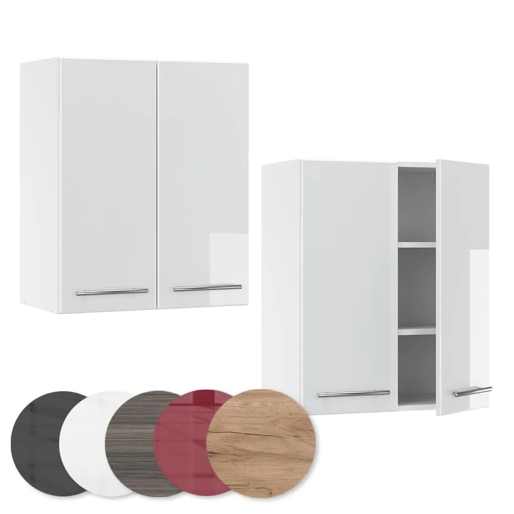 Vicco Pensile da cucina Fame-Line, Bianco lucido, 60 cm - immagine 5