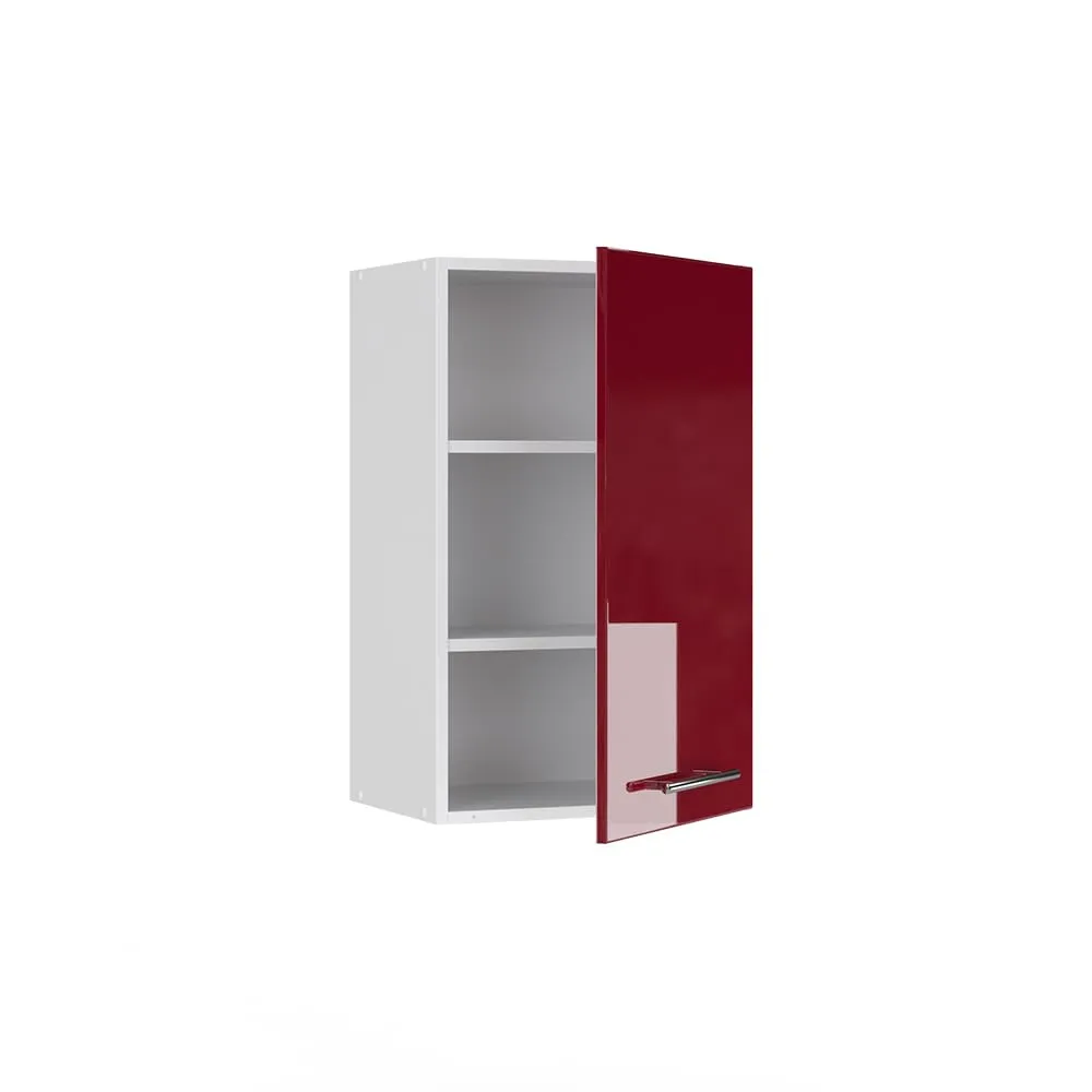 Vicco Pensile da cucina Fame-Line, Bordeaux lucido, 45 cm - immagine 4