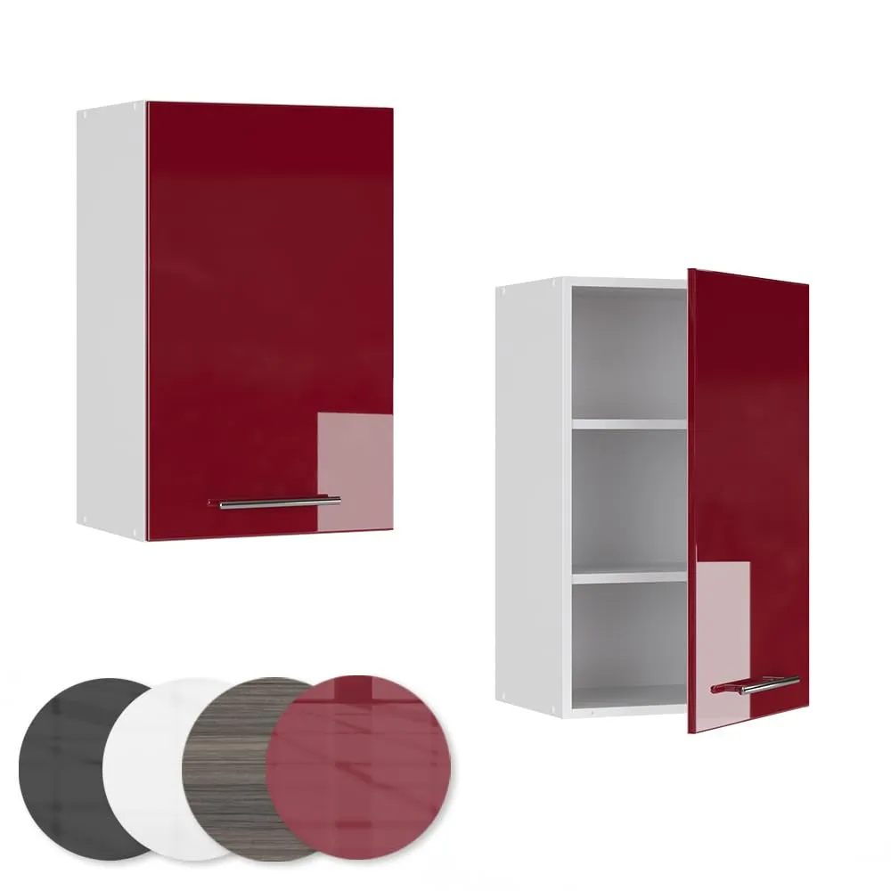 Vicco Pensile da cucina Fame-Line, Bordeaux lucido, 45 cm - immagine 5